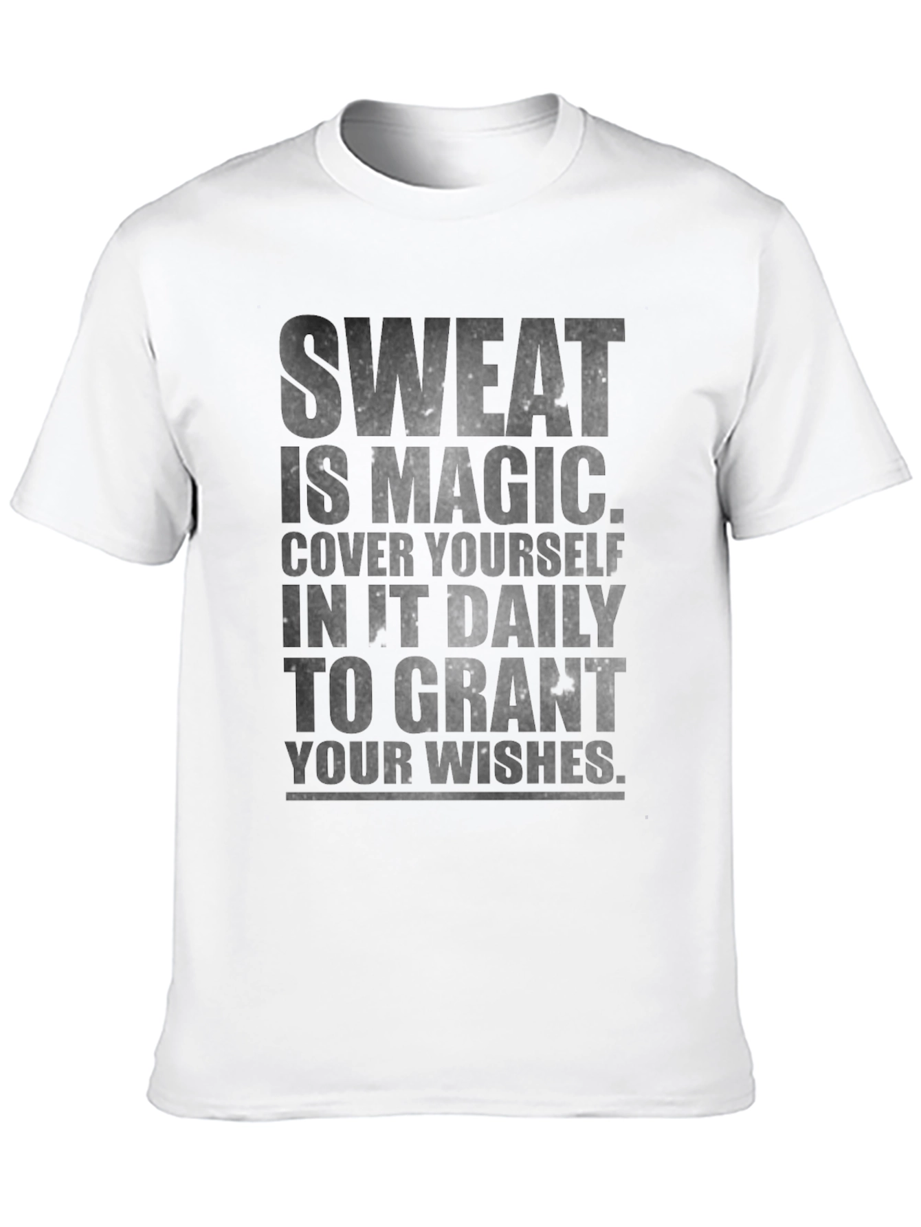 Sweat is Magic Graphic T-Shirt - Black