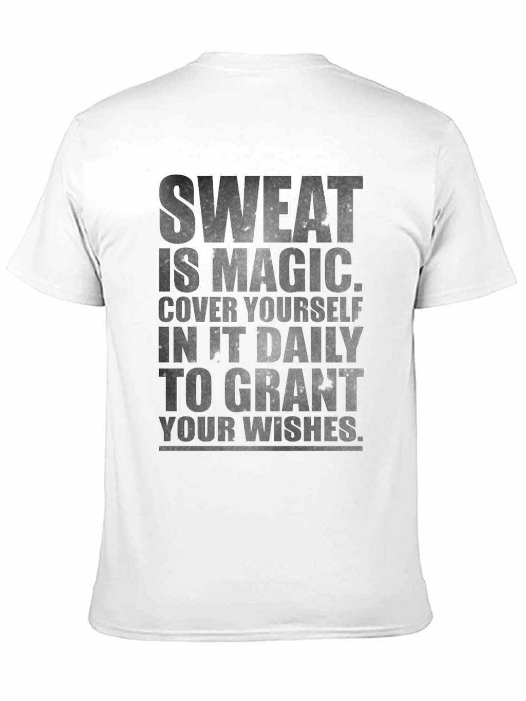 Sweat is Magic Graphic T-Shirt - Black