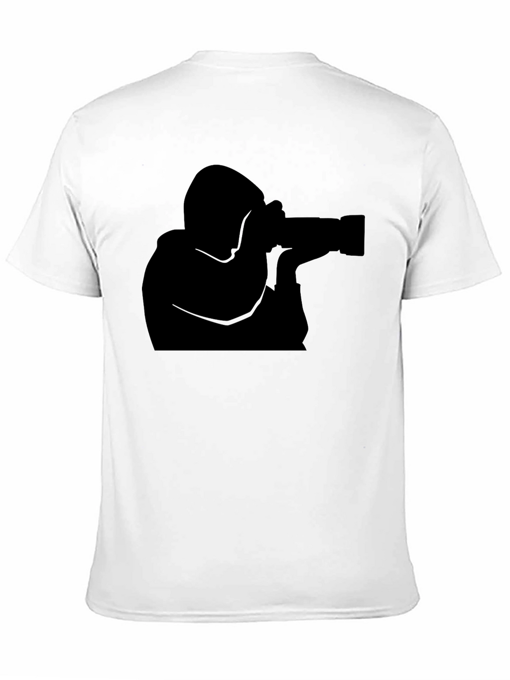 Photographer Silhouette T-Shirt - Black