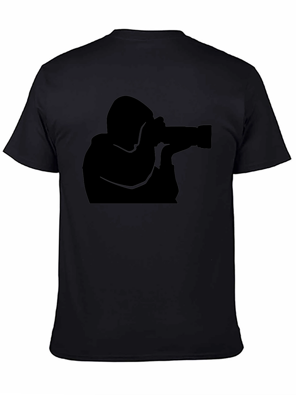 Photographer Silhouette T-Shirt - Black
