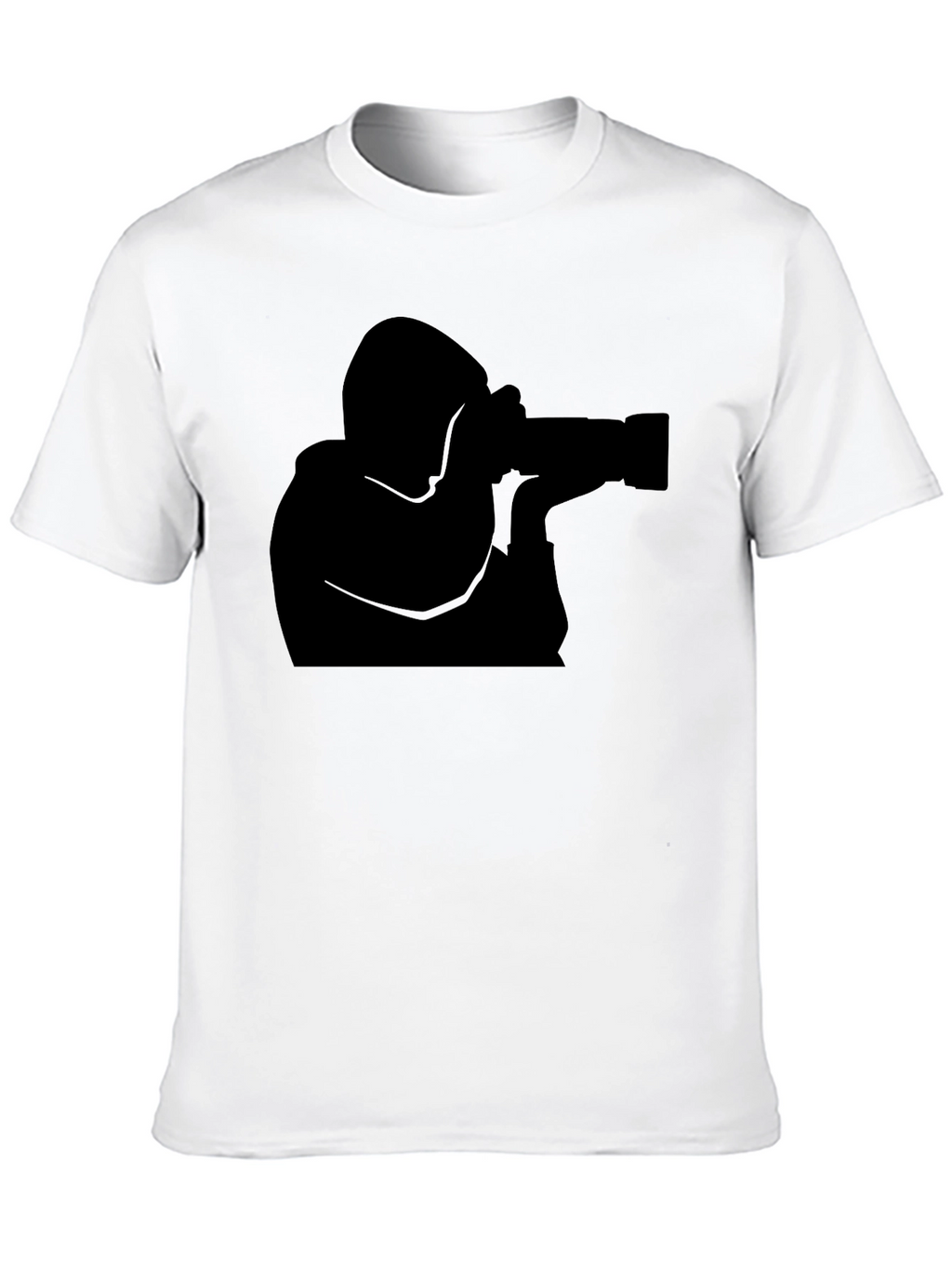 Photographer Silhouette T-Shirt - Black