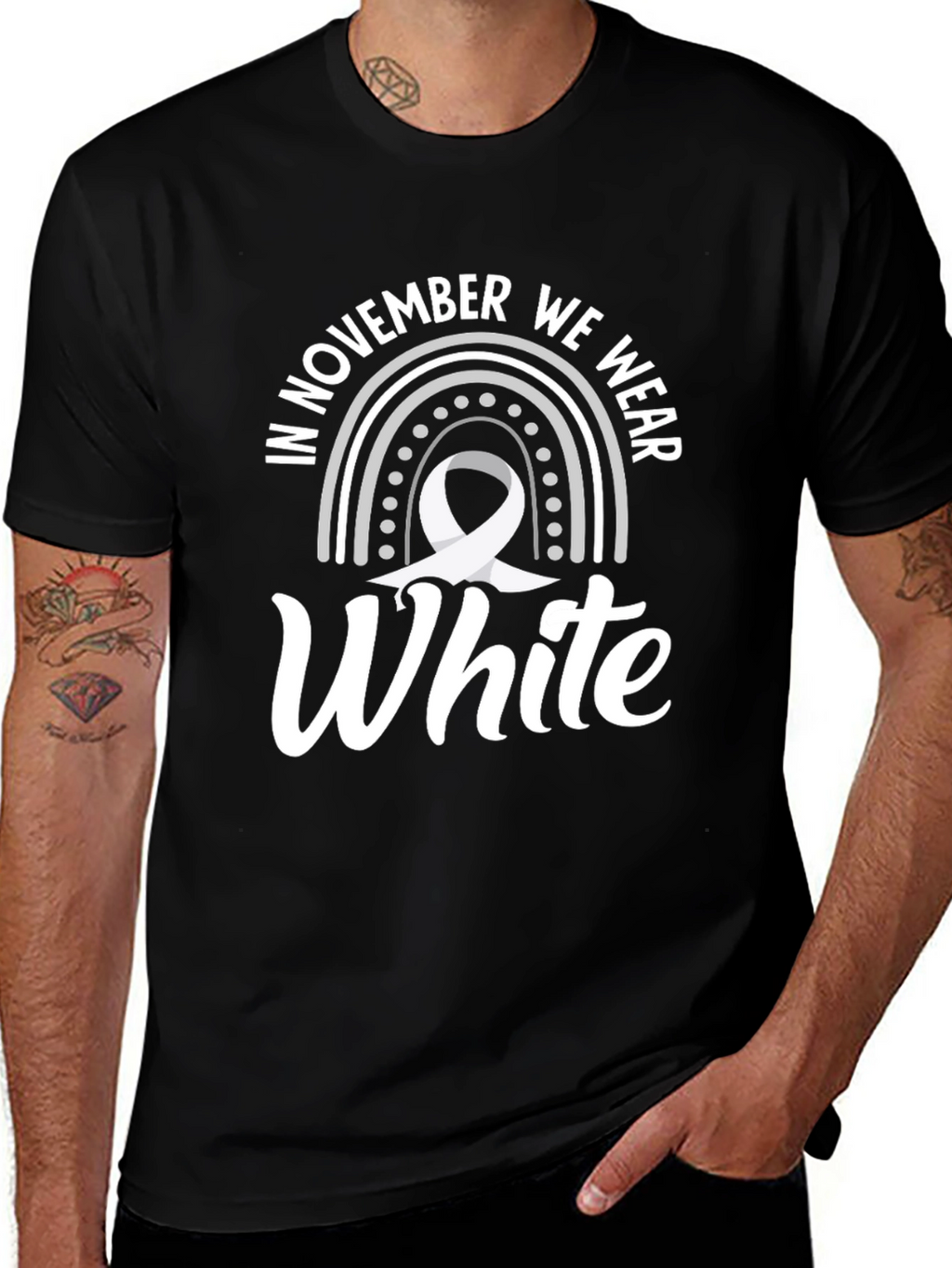 November White Awareness T-Shirt