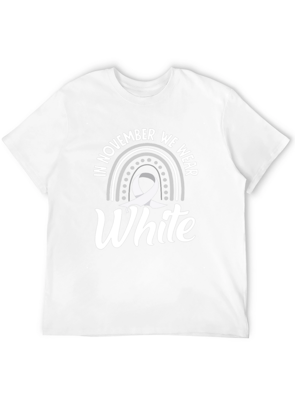 November White Awareness T-Shirt