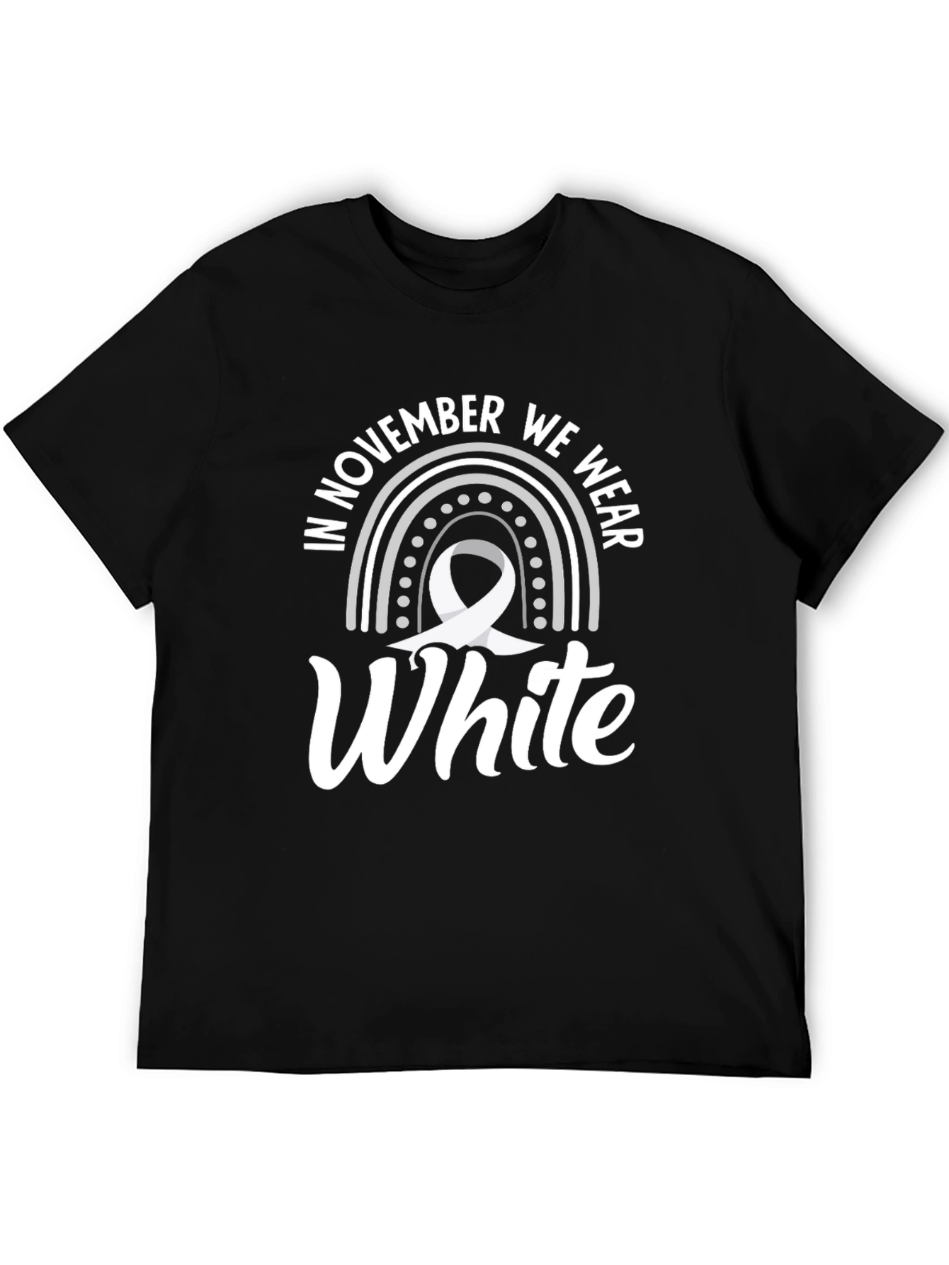 November White Awareness T-Shirt