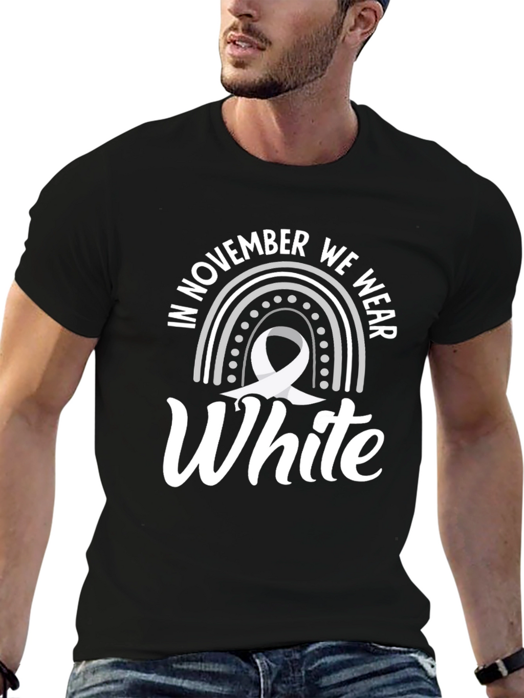November White Awareness T-Shirt