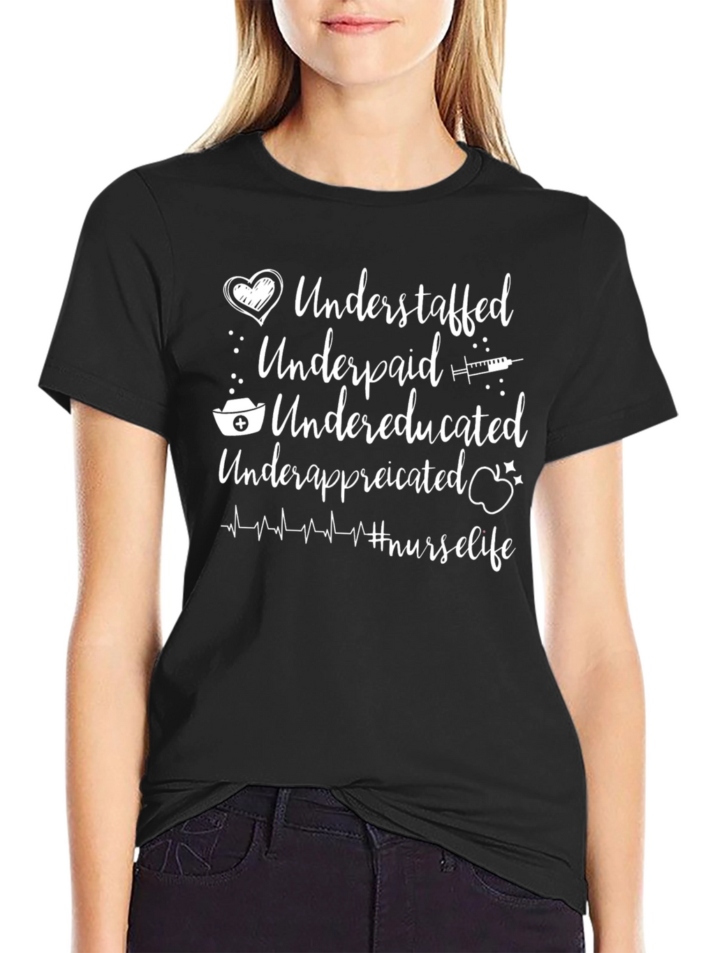 Understaffed Nurse Life Graphic T-Shirt