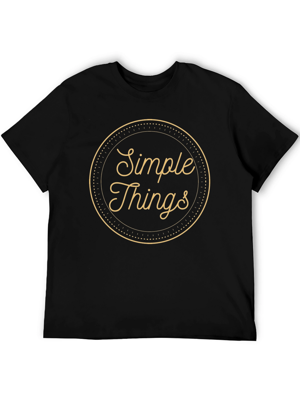 Simple Things Graphic Tee - Classic Black T-Shirt