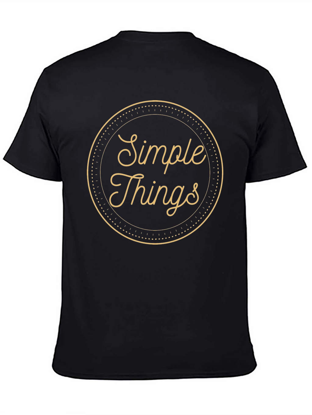 Simple Things Graphic Tee - Classic Black T-Shirt