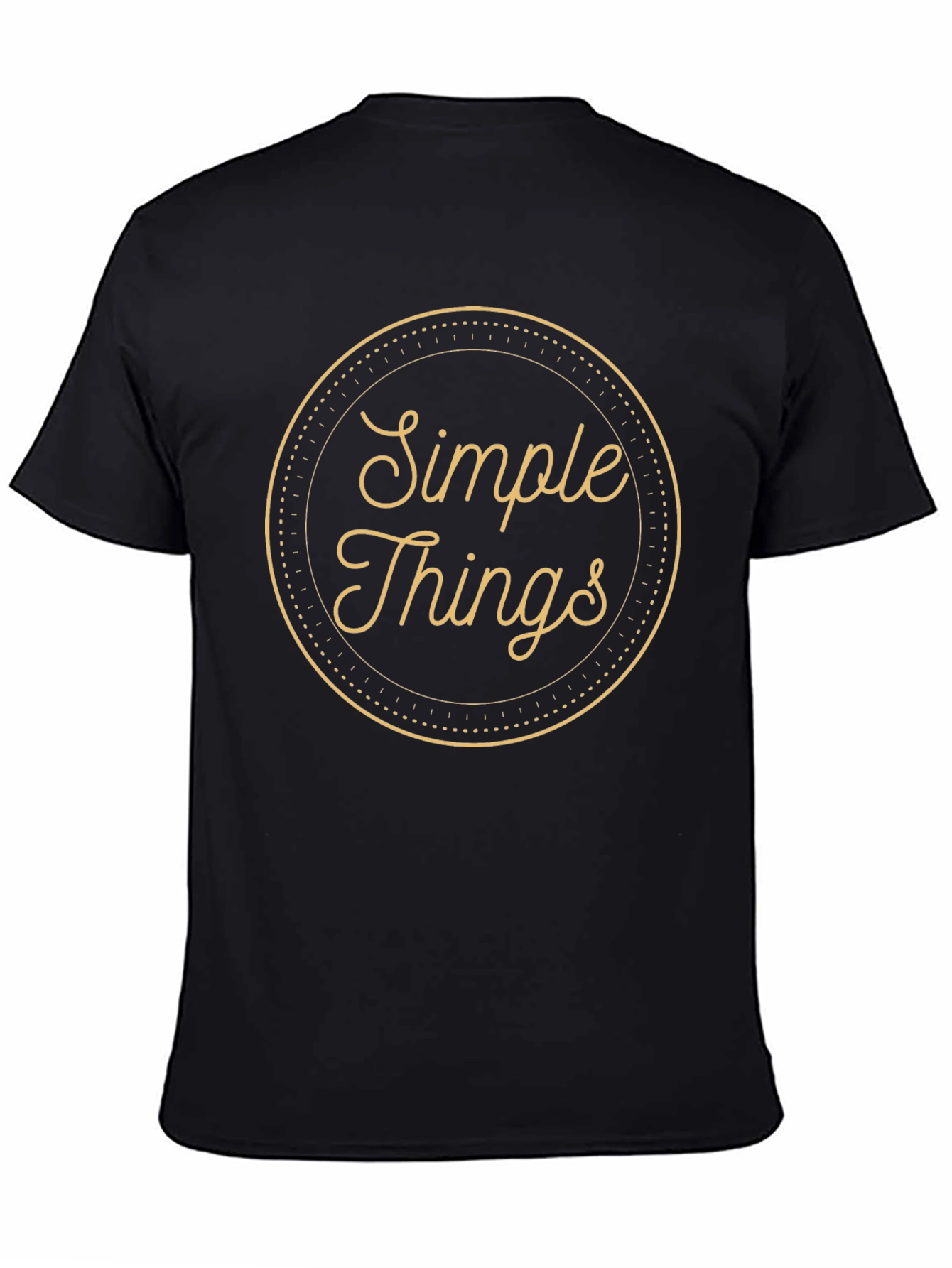 Simple Things Graphic Tee - Classic Black T-Shirt
