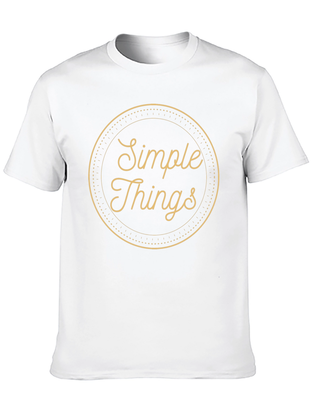 Simple Things Graphic Tee - Classic Black T-Shirt