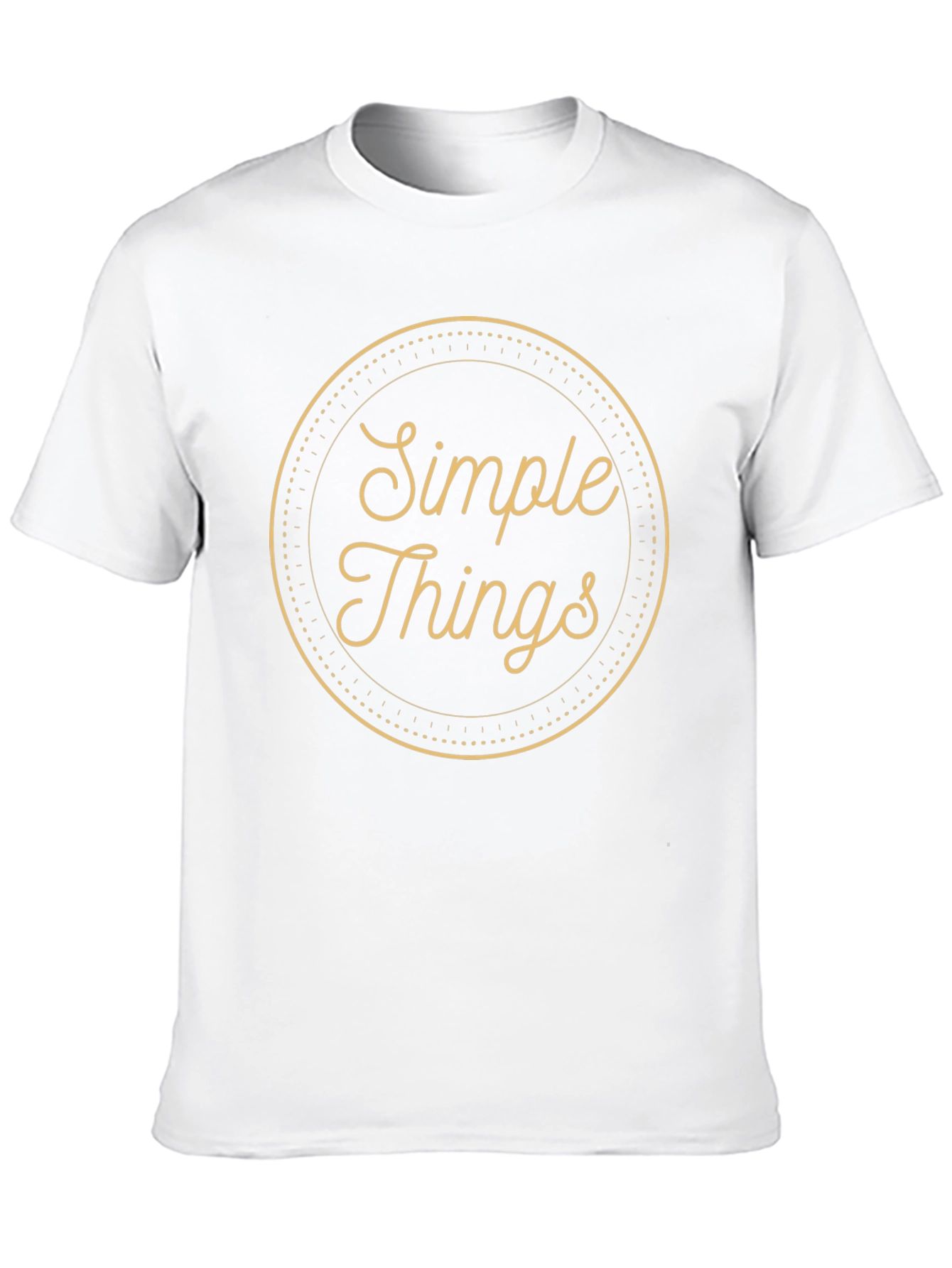 Simple Things Graphic Tee - Classic Black T-Shirt
