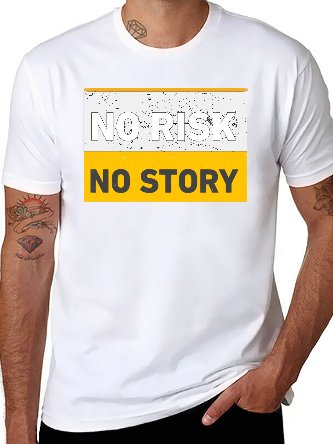 No Risk No Story Graphic Tee