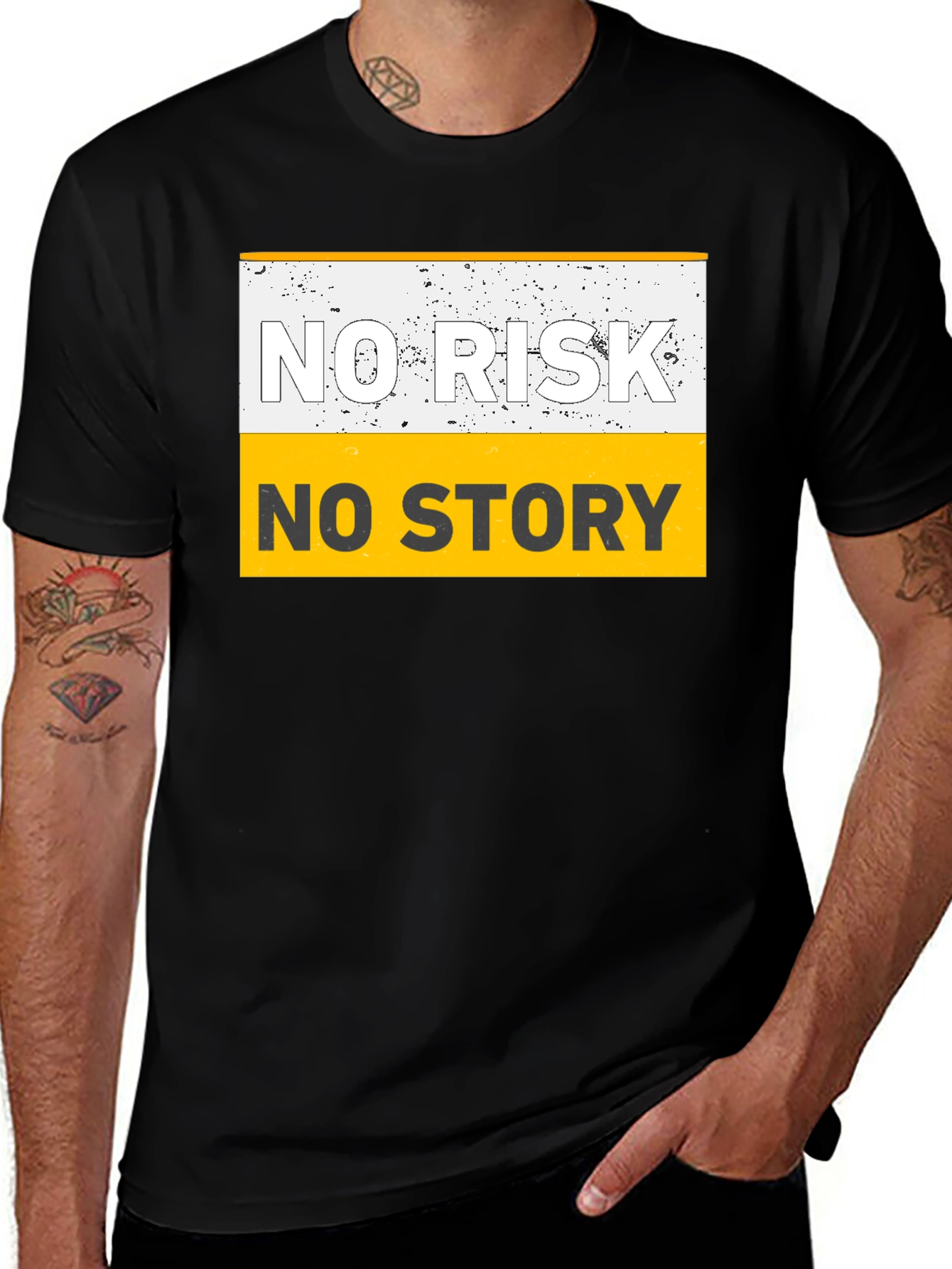No Risk No Story Graphic Tee