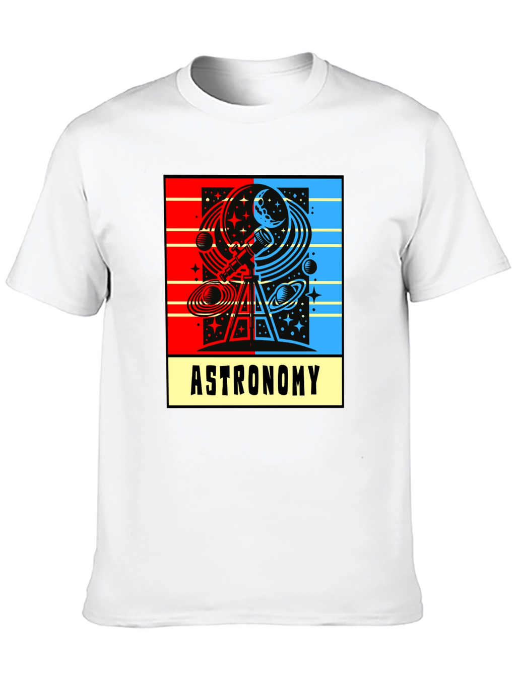 Astronomy Graphic T-Shirt - Celestial Design