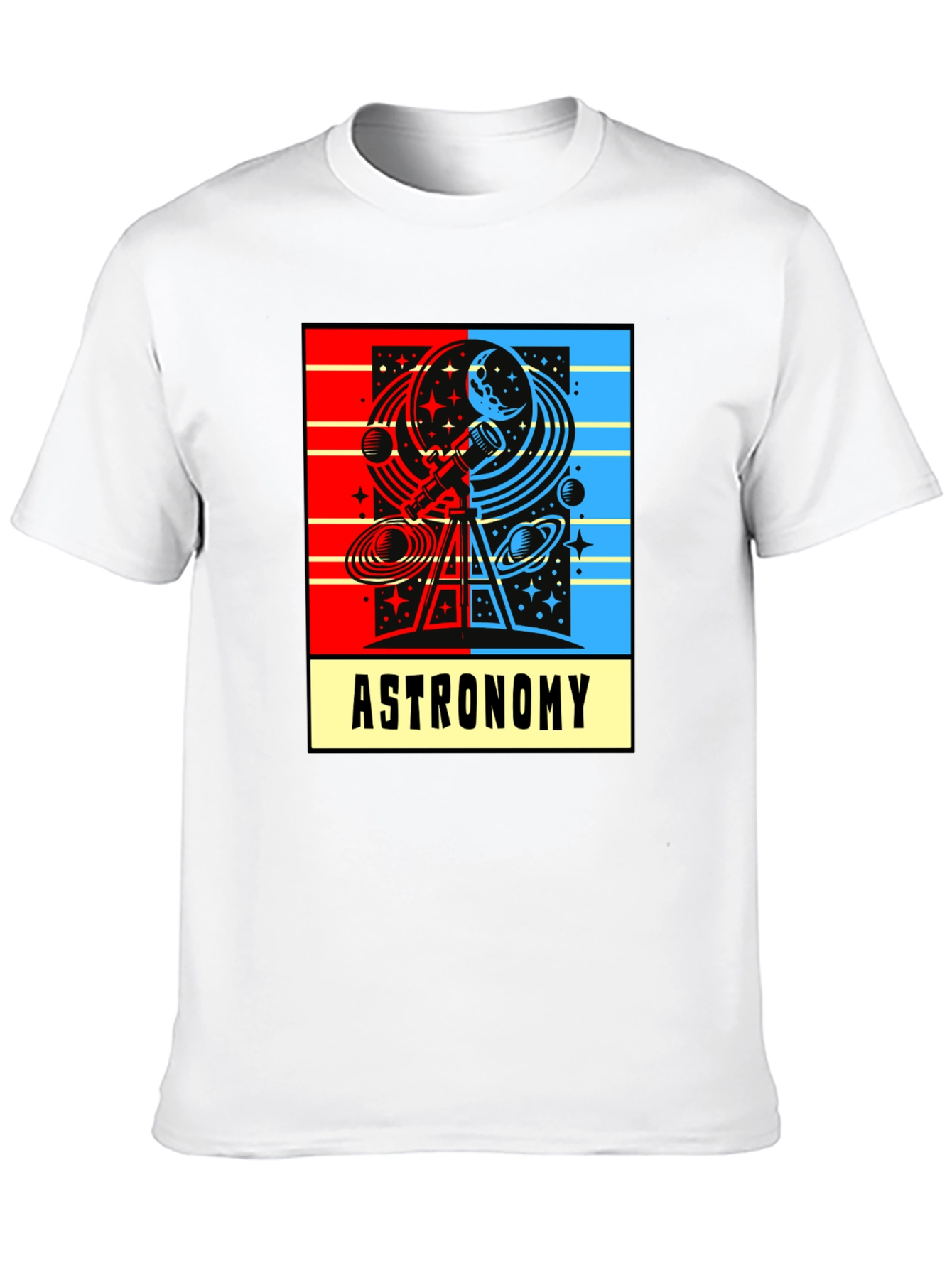 Astronomy Graphic T-Shirt - Celestial Design