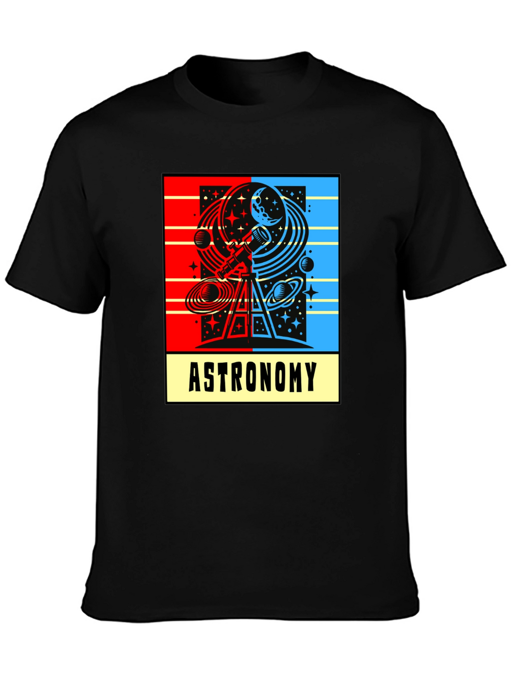 Astronomy Graphic T-Shirt - Celestial Design