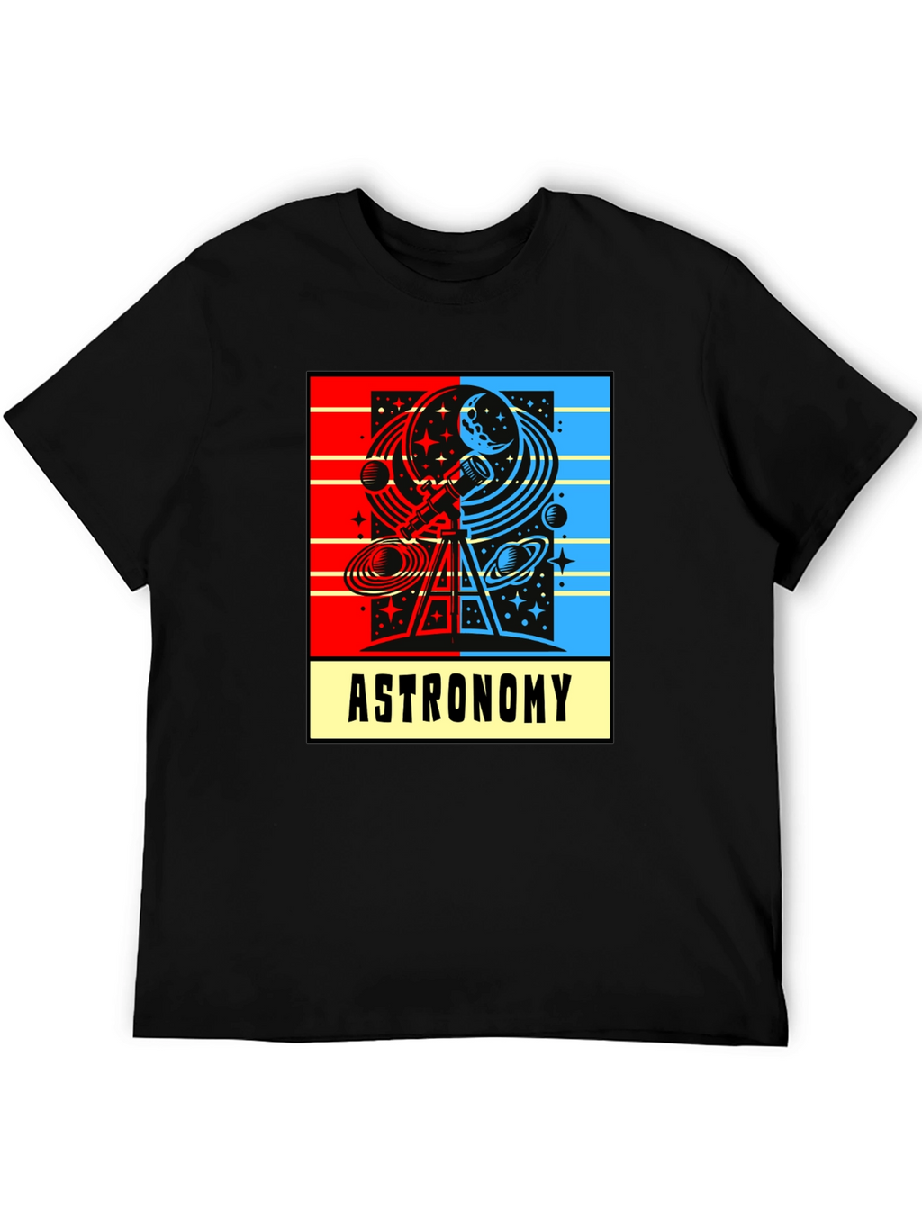 Astronomy Graphic T-Shirt - Celestial Design
