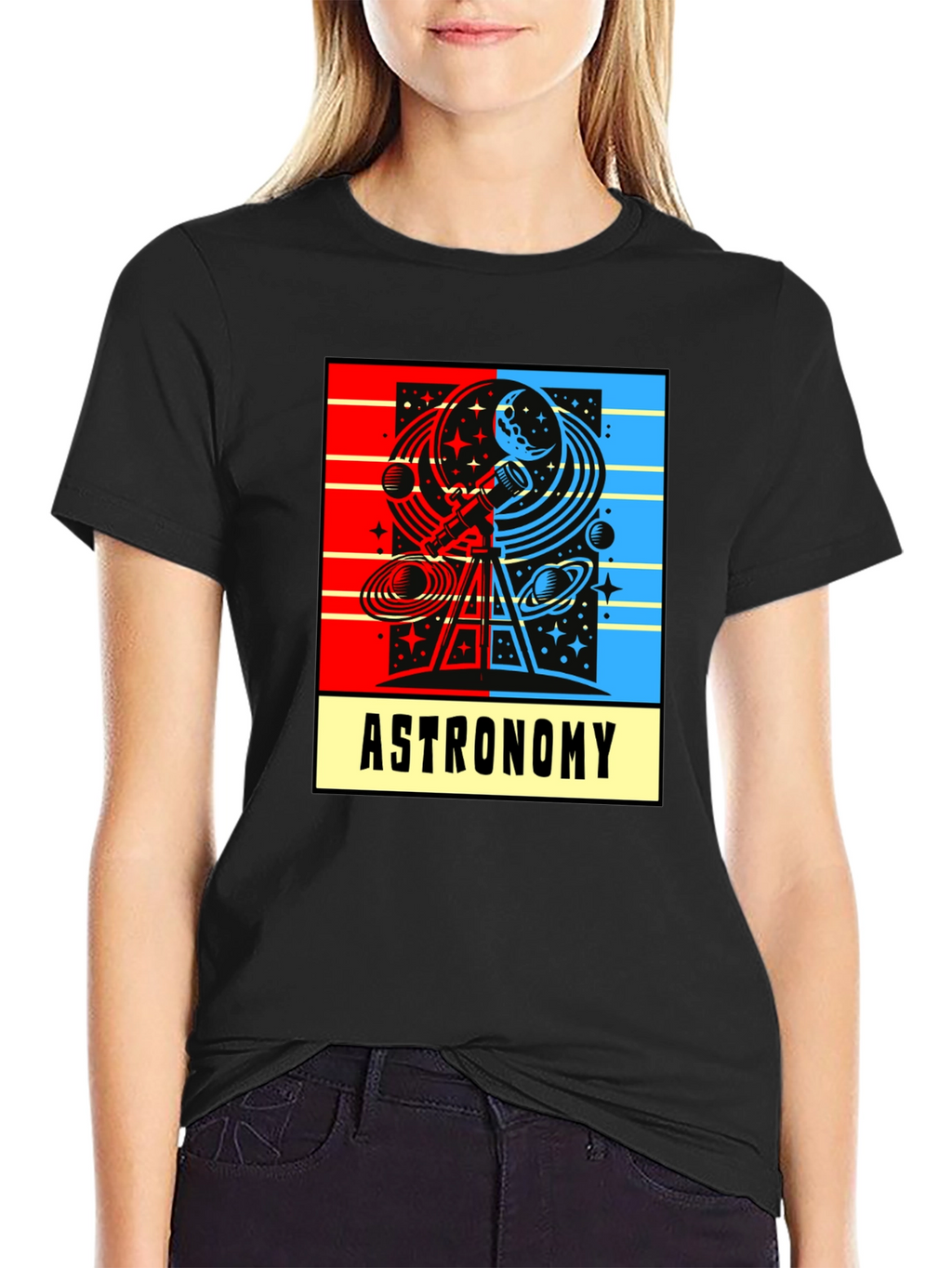 Astronomy Graphic T-Shirt - Celestial Design
