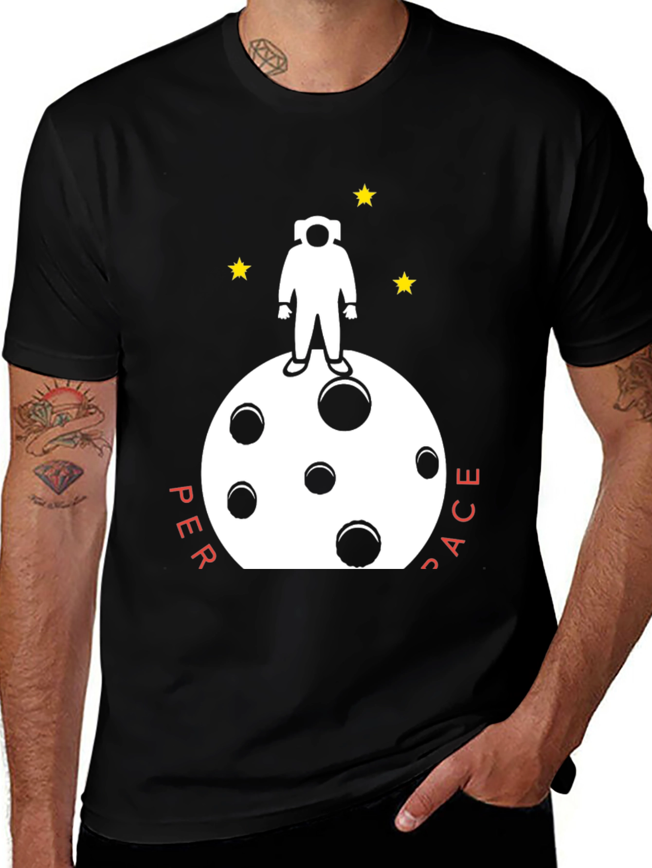 Astronaut Moon Landing T-Shirt - Space Explorer