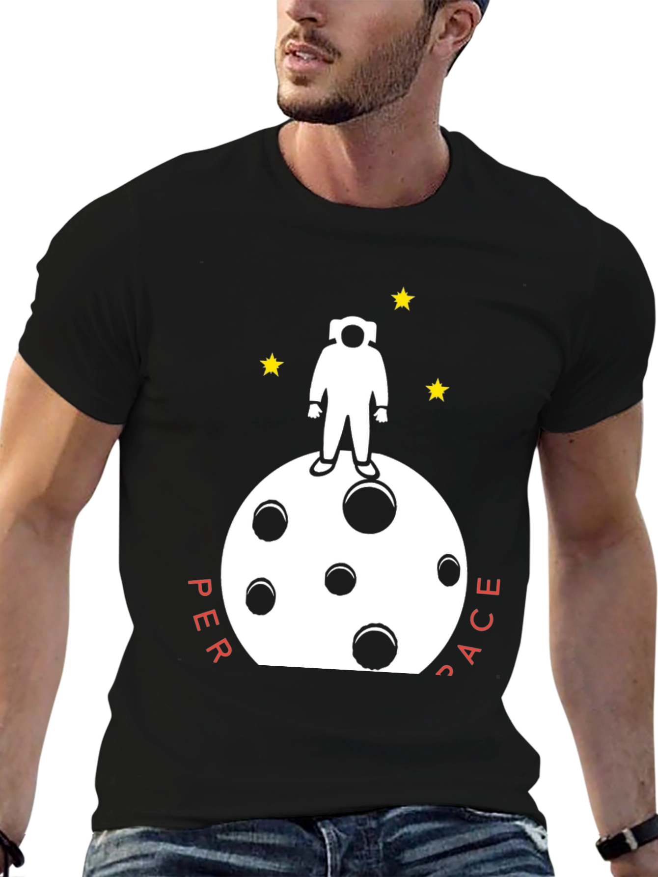 Astronaut Moon Landing T-Shirt - Space Explorer