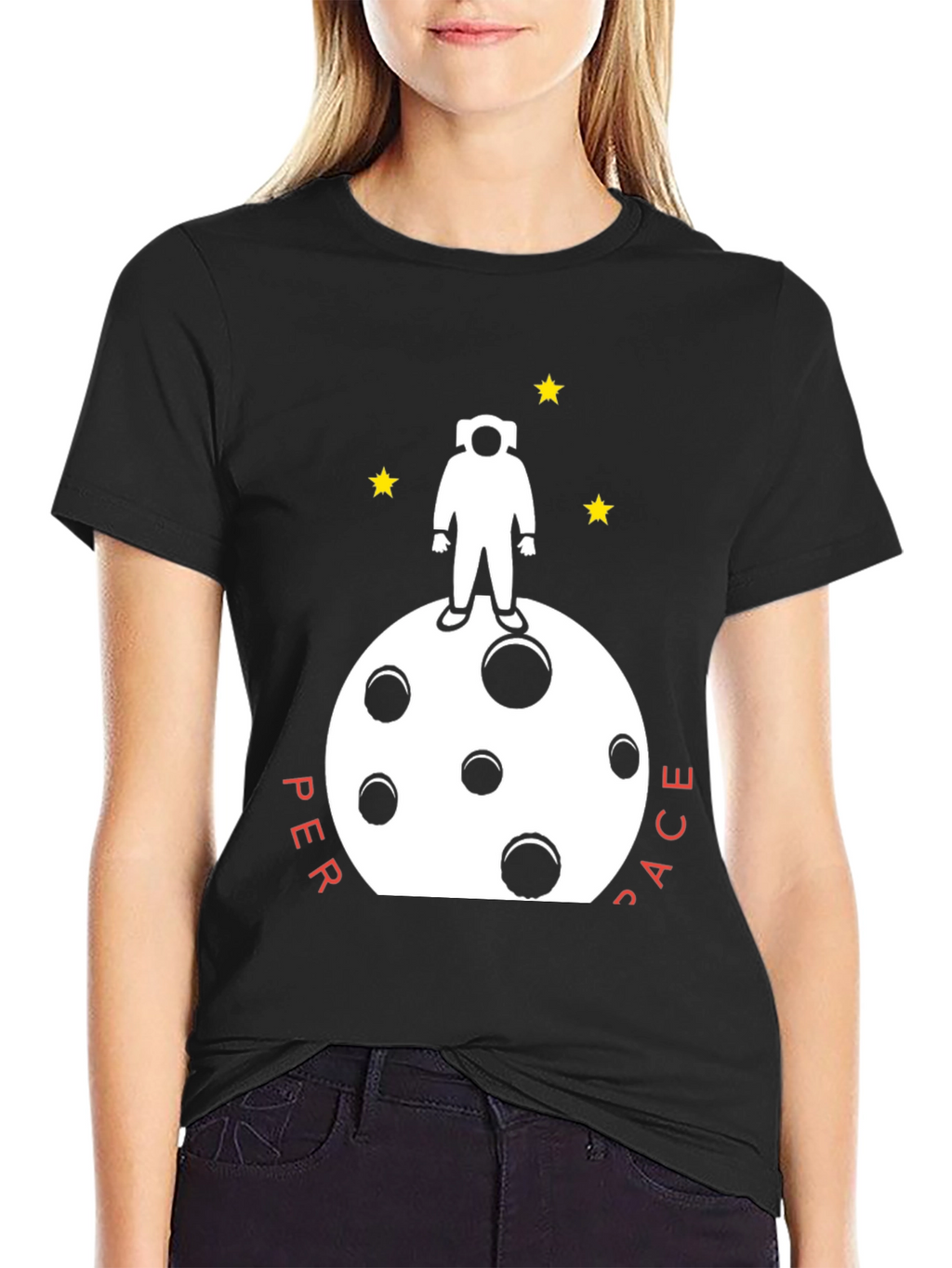 Astronaut Moon Landing T-Shirt - Space Explorer
