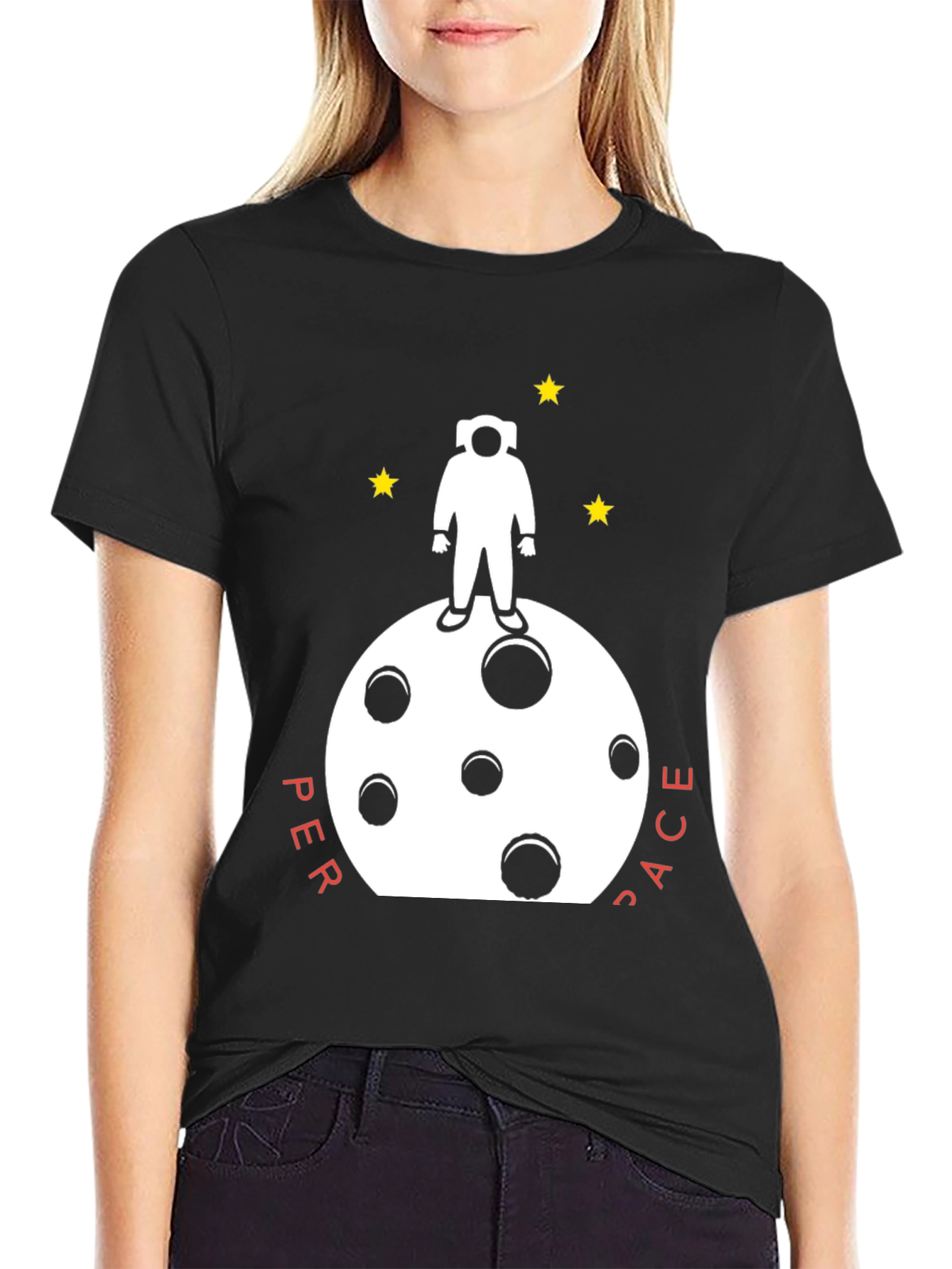 Astronaut Moon Landing T-Shirt - Space Explorer