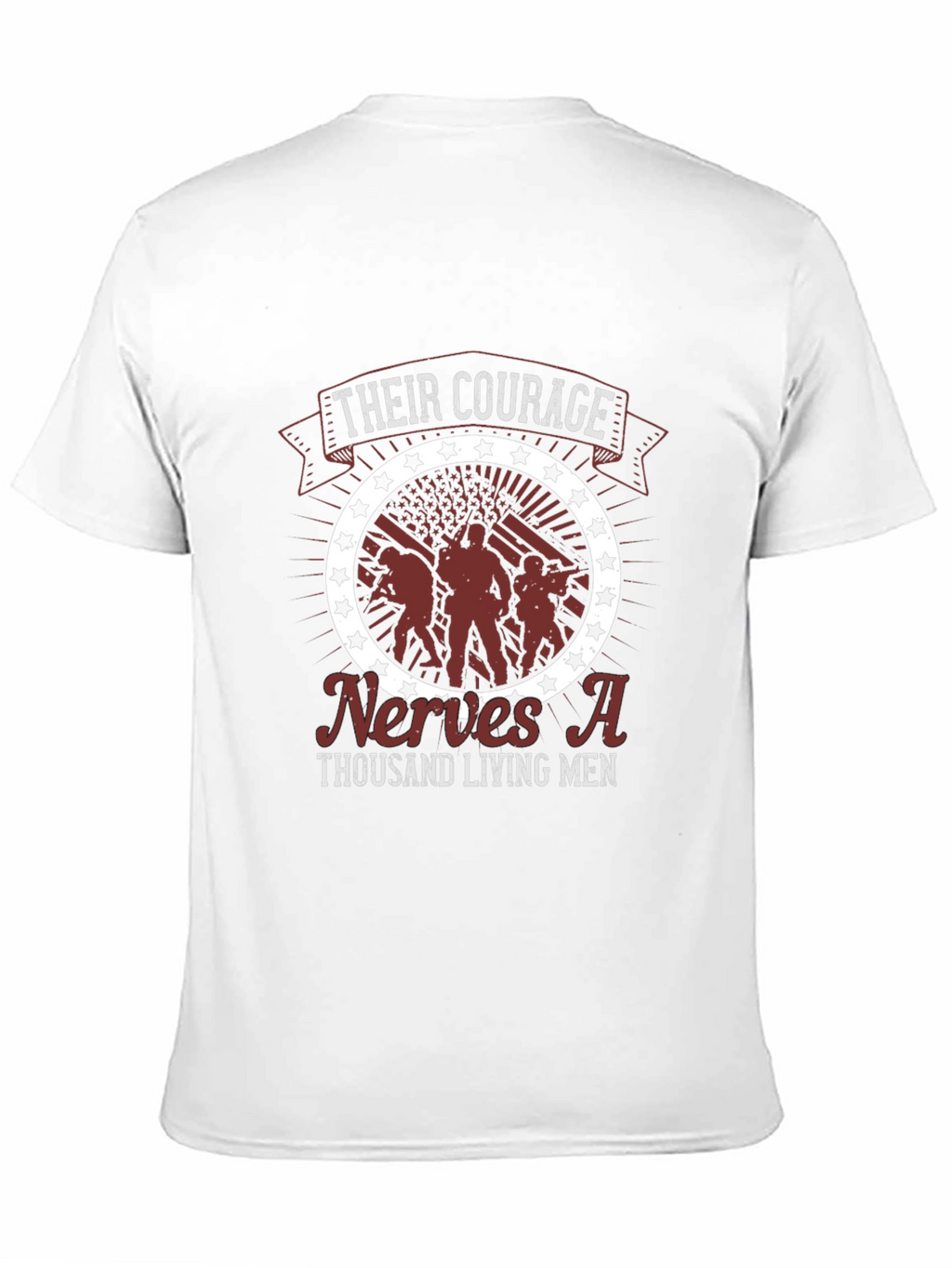 Courage Graphic Tee - Veteran Tribute Shirt