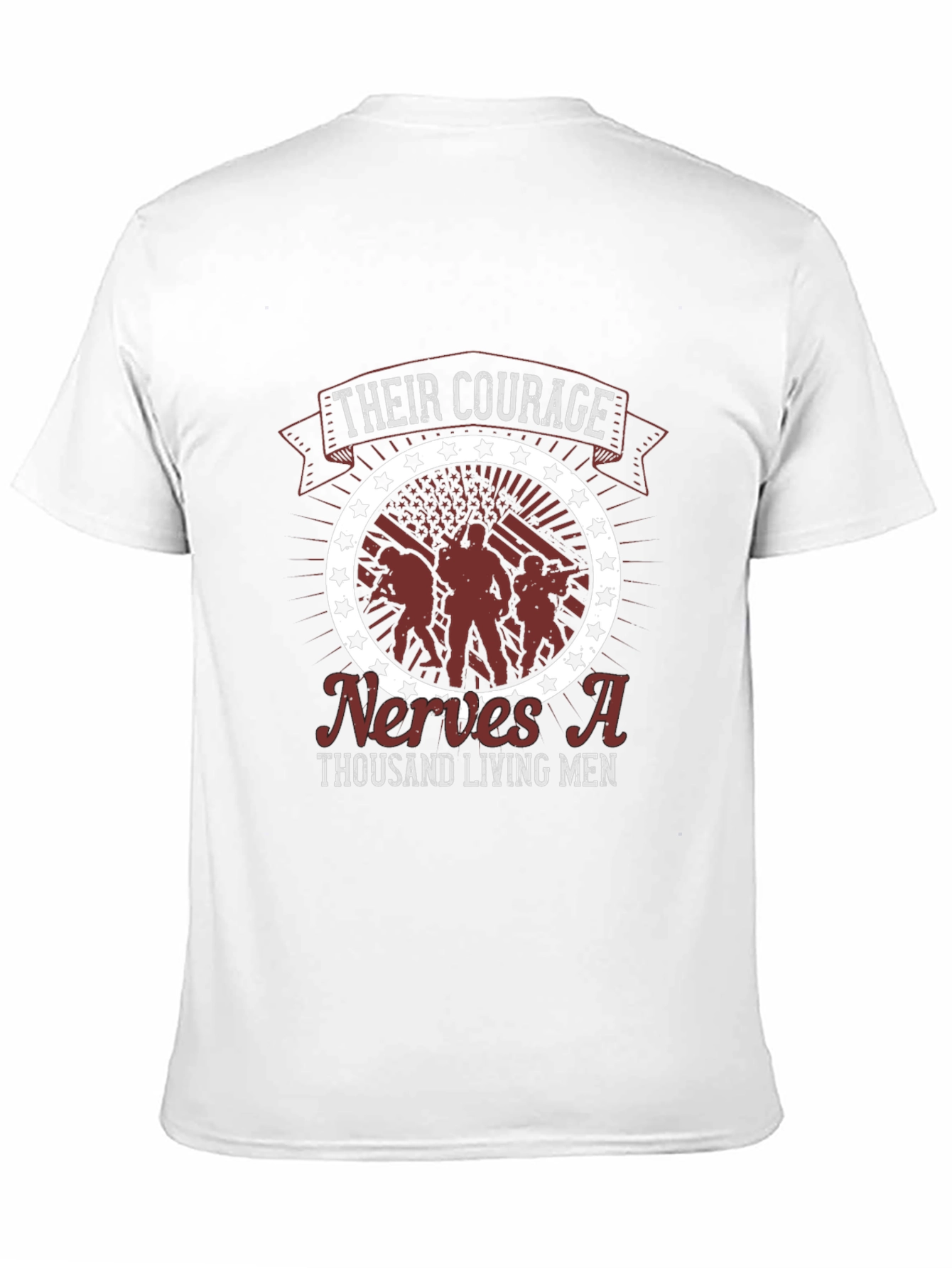 Courage Graphic Tee - Veteran Tribute Shirt