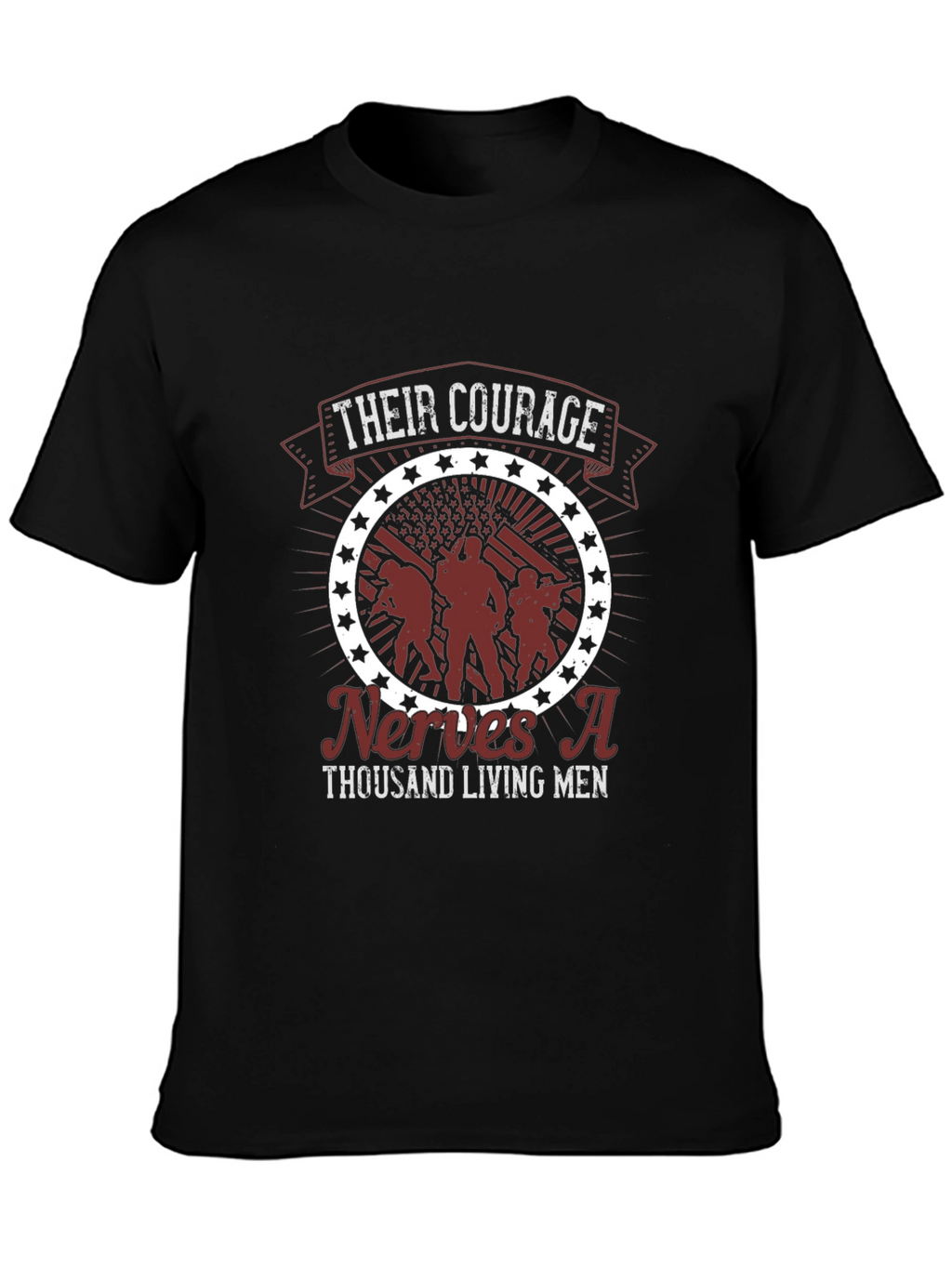 Courage Graphic Tee - Veteran Tribute Shirt