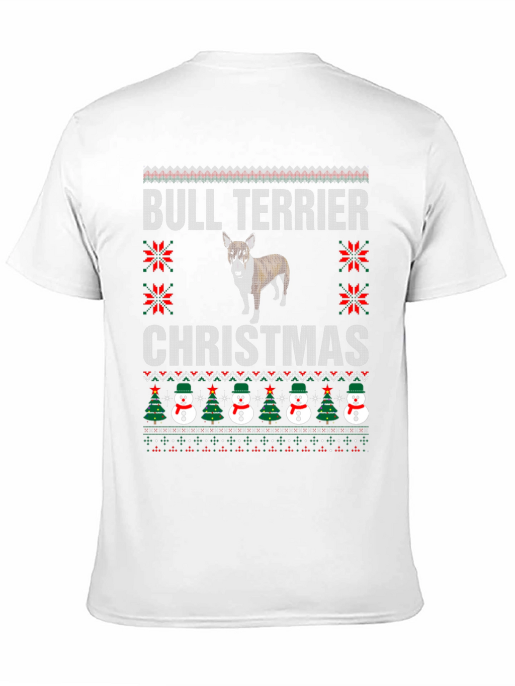 Bull Terrier Christmas Ugly Sweater T-Shirt