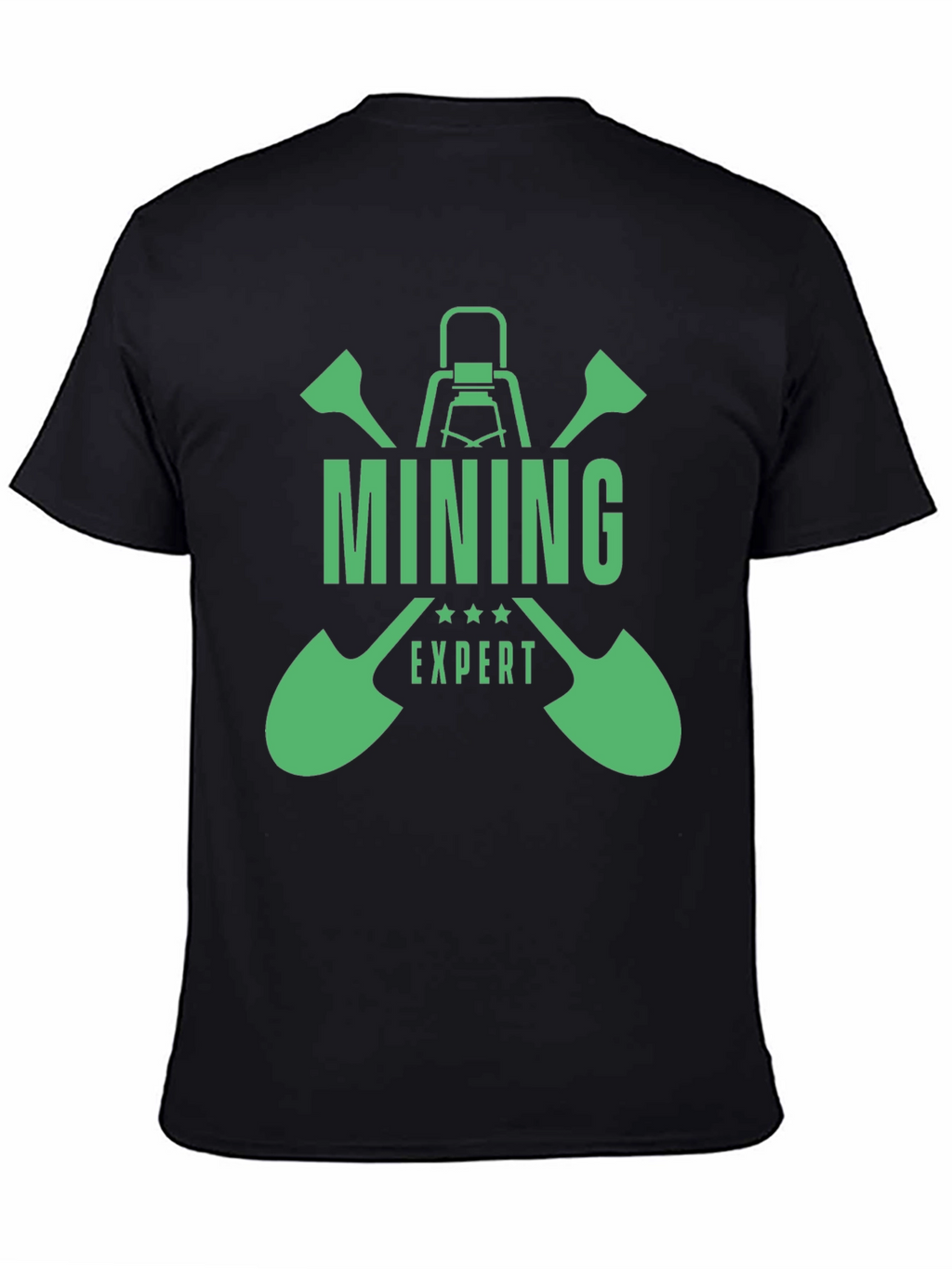 Mining Expert Graphic T-Shirt - Black