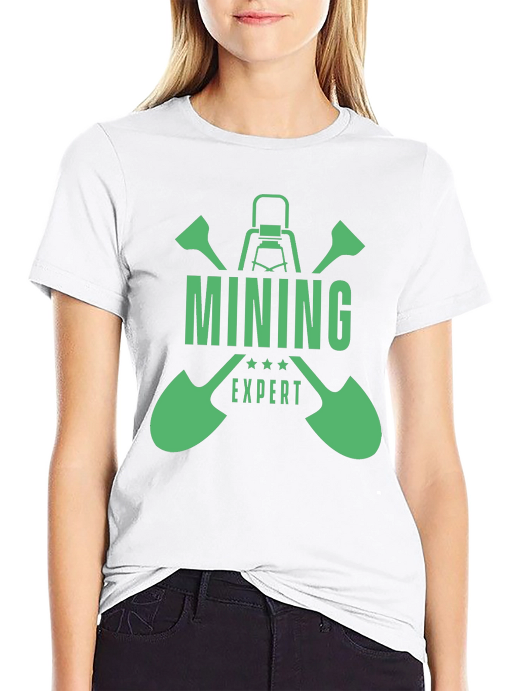 Mining Expert Graphic T-Shirt - Black
