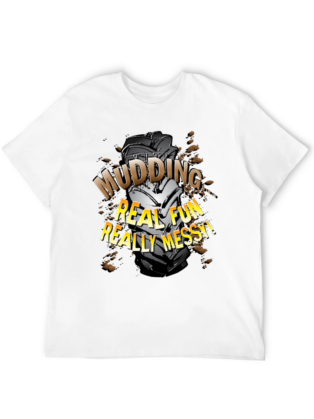 Mudding Fun Black T-Shirt