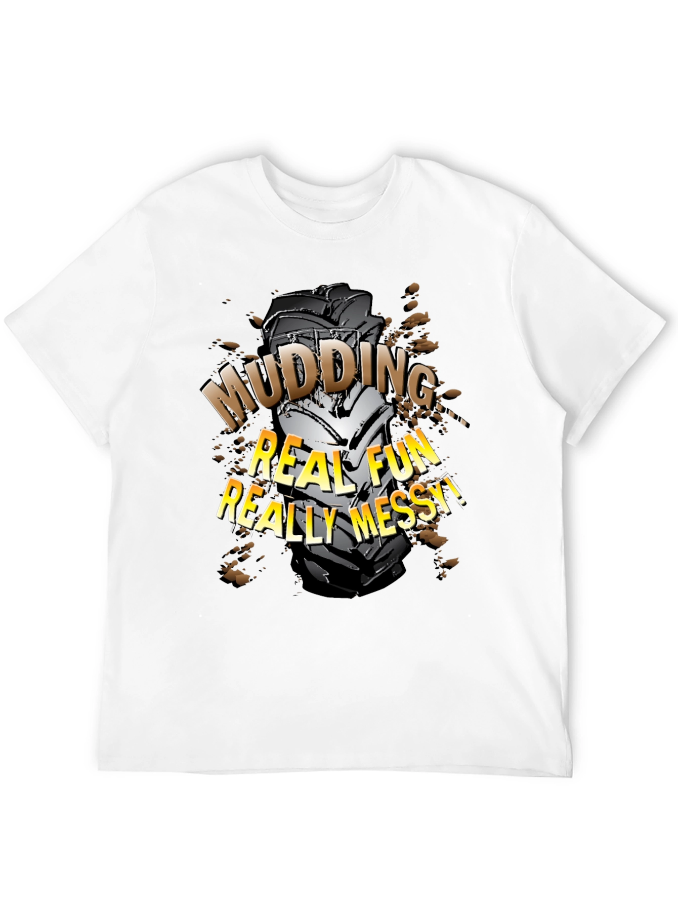 Mudding Fun Black T-Shirt