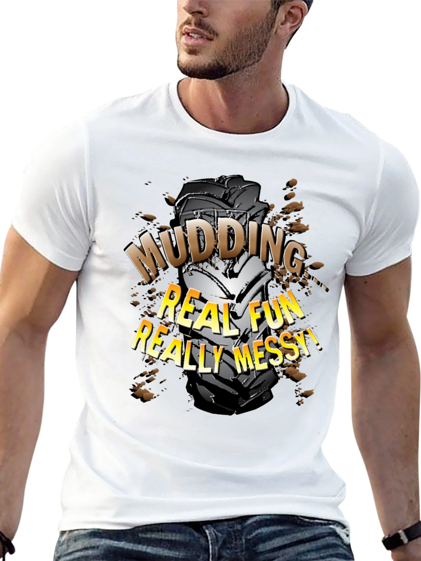 Mudding Fun Black T-Shirt