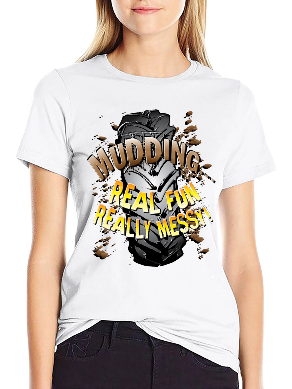 Mudding Fun Black T-Shirt