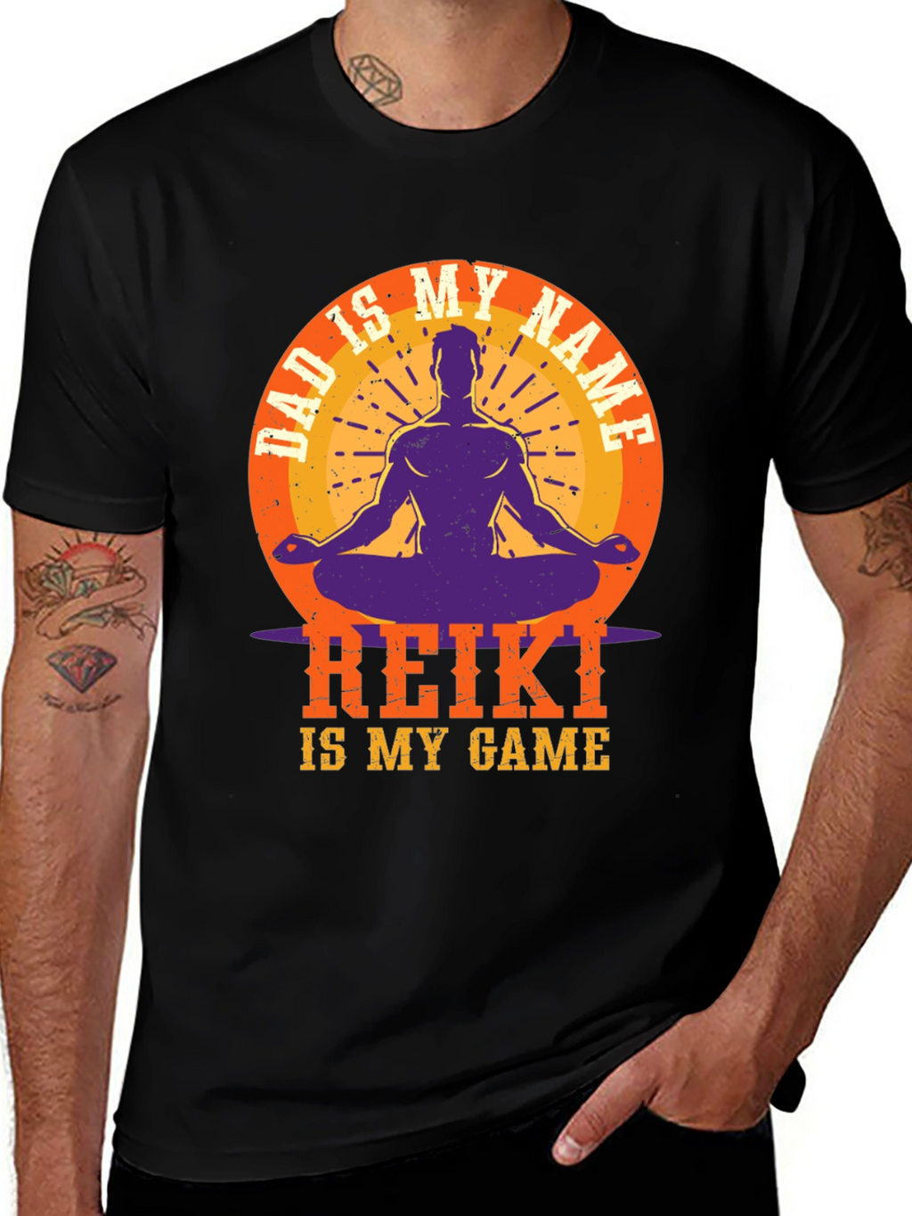 Dad Reiki T-Shirt - Meditation & Healing Gift
