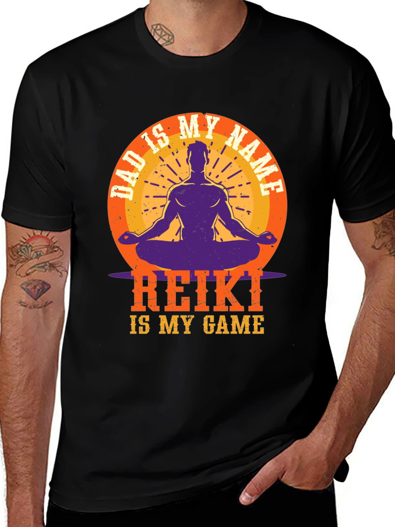 Dad Reiki T-Shirt - Meditation & Healing Gift