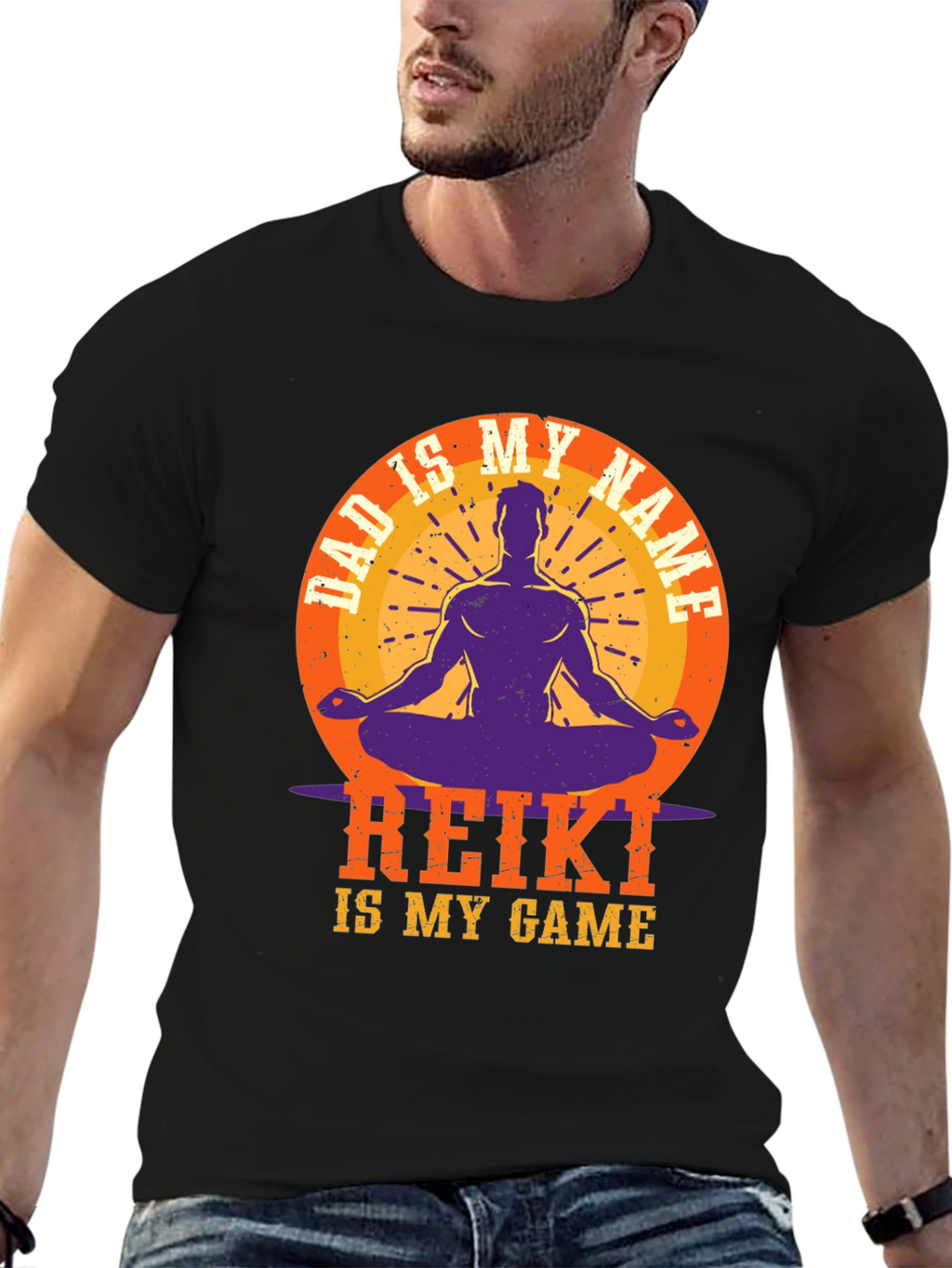 Dad Reiki T-Shirt - Meditation & Healing Gift