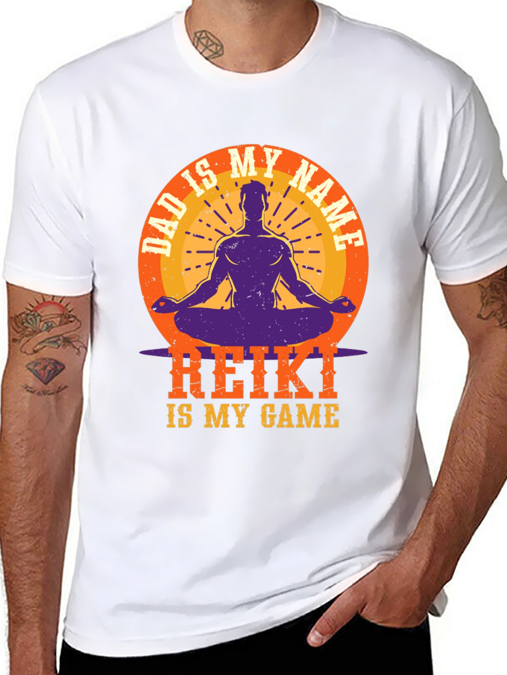 Dad Reiki T-Shirt - Meditation & Healing Gift