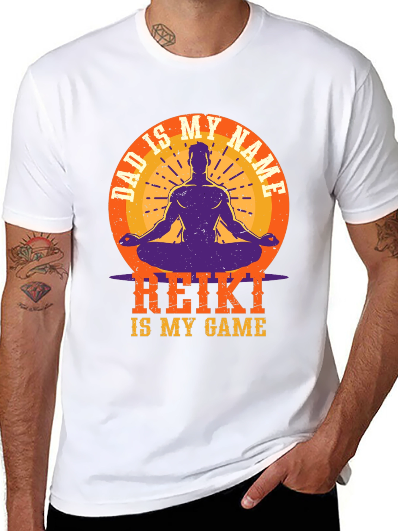 Dad Reiki T-Shirt - Meditation & Healing Gift