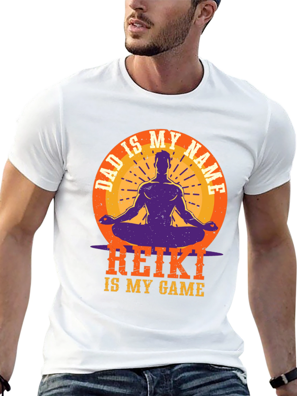 Dad Reiki T-Shirt - Meditation & Healing Gift