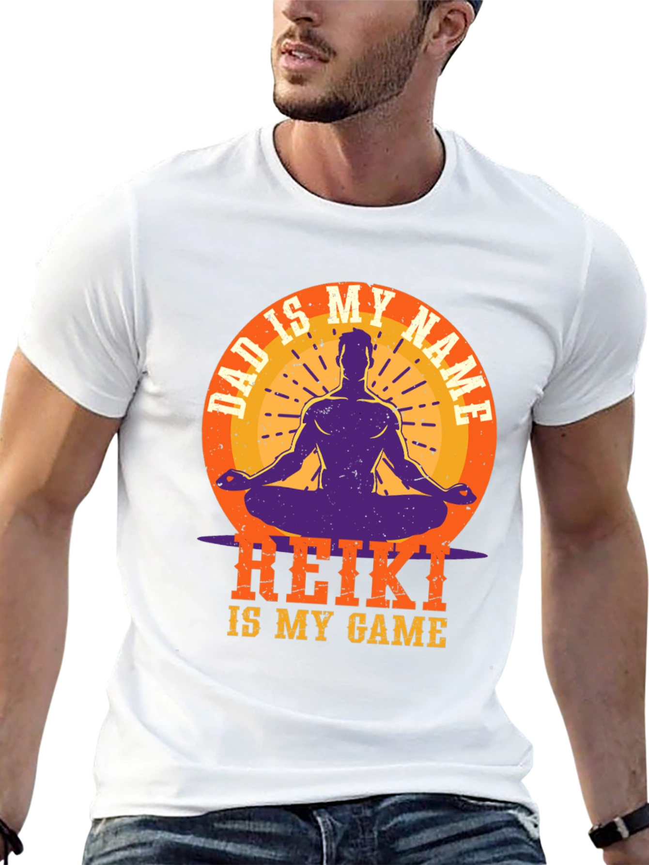 Dad Reiki T-Shirt - Meditation & Healing Gift