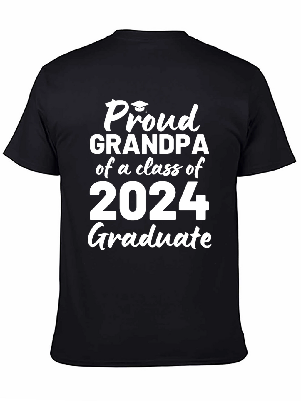 Proud Grandpa Class of 2024 Graduate T-Shirt