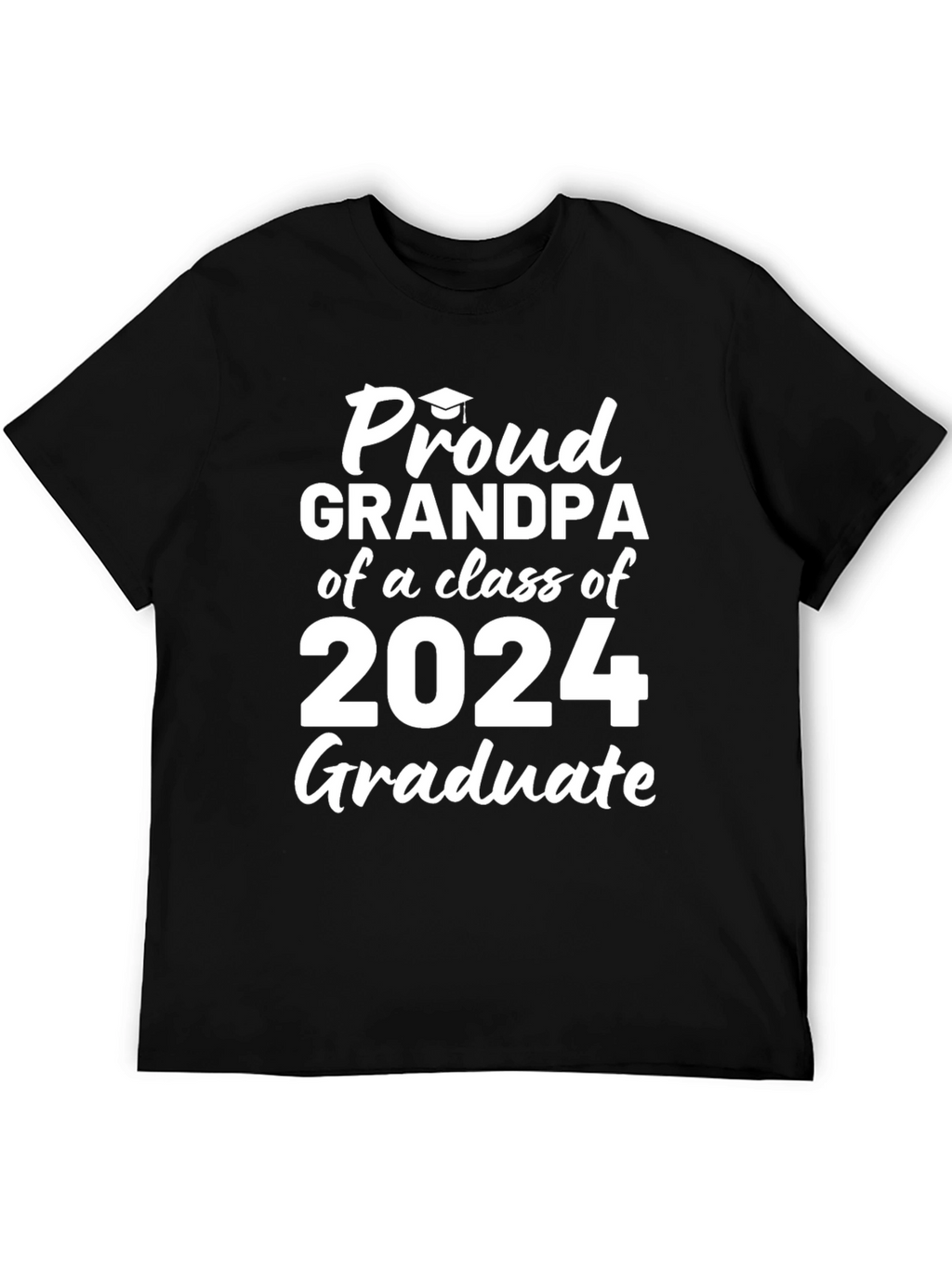 Proud Grandpa Class of 2024 Graduate T-Shirt