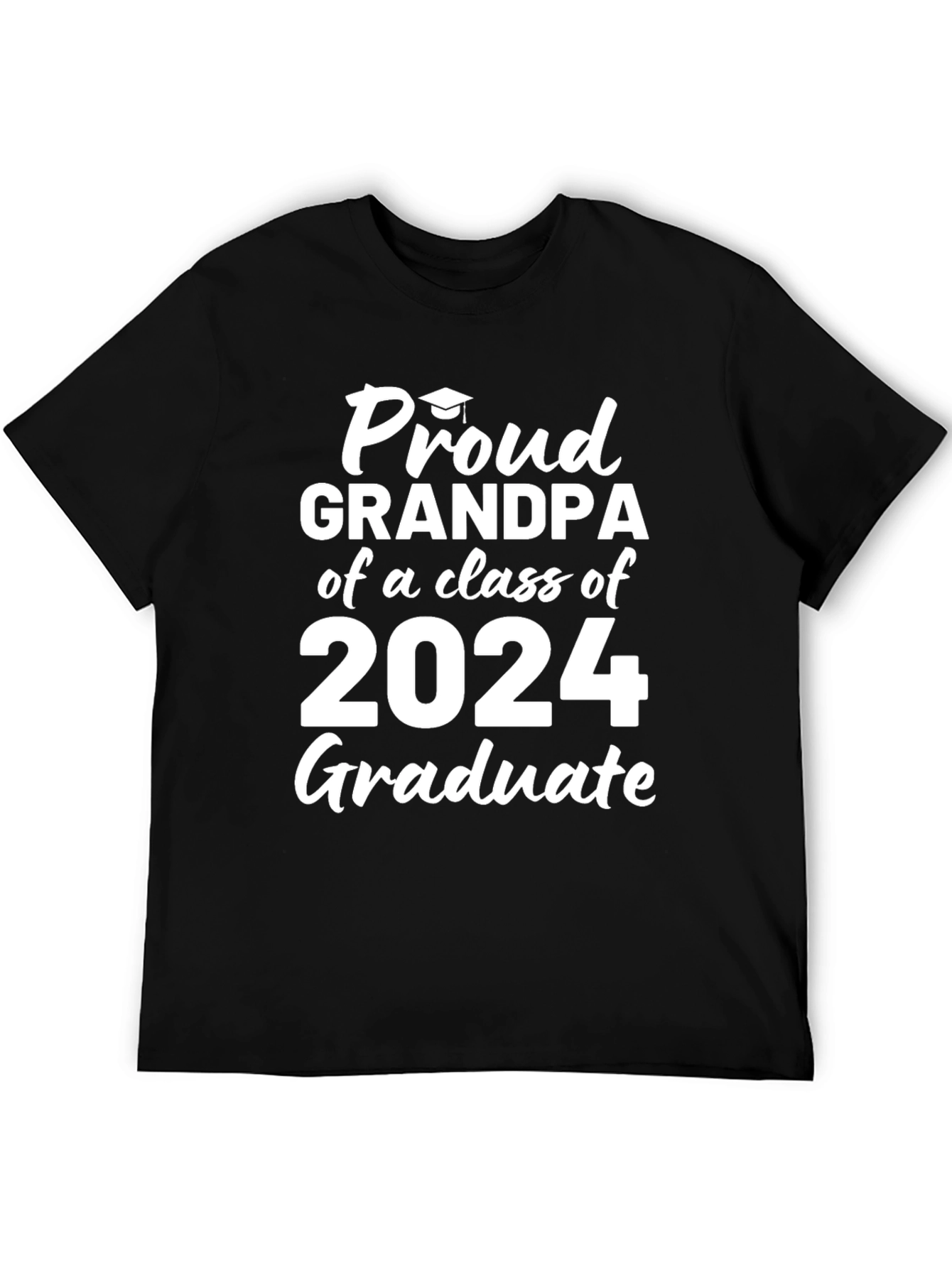 Proud Grandpa Class of 2024 Graduate T-Shirt