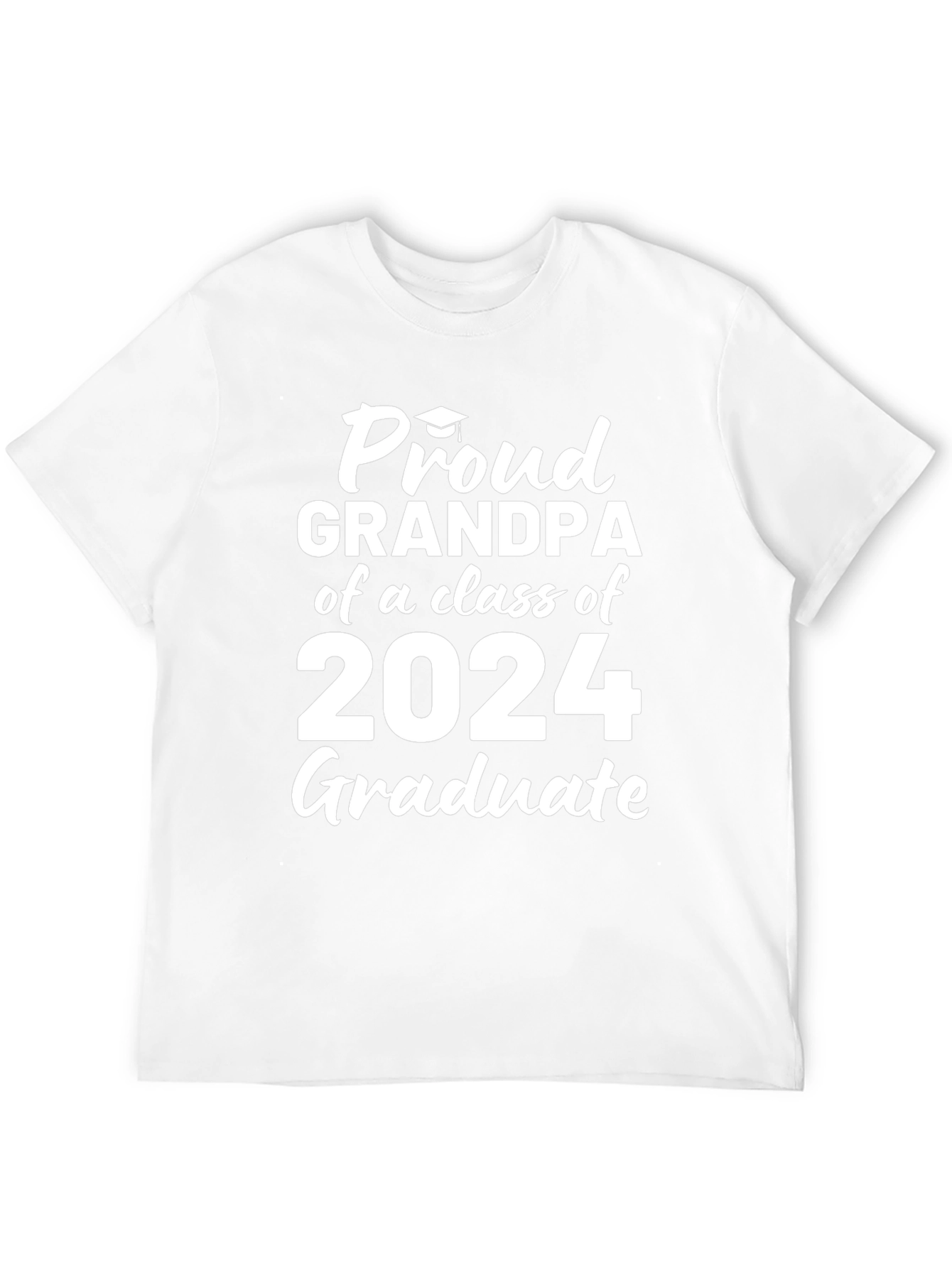 Proud Grandpa Class of 2024 Graduate T-Shirt