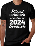 Proud Grandpa Class of 2024 Graduate T-Shirt