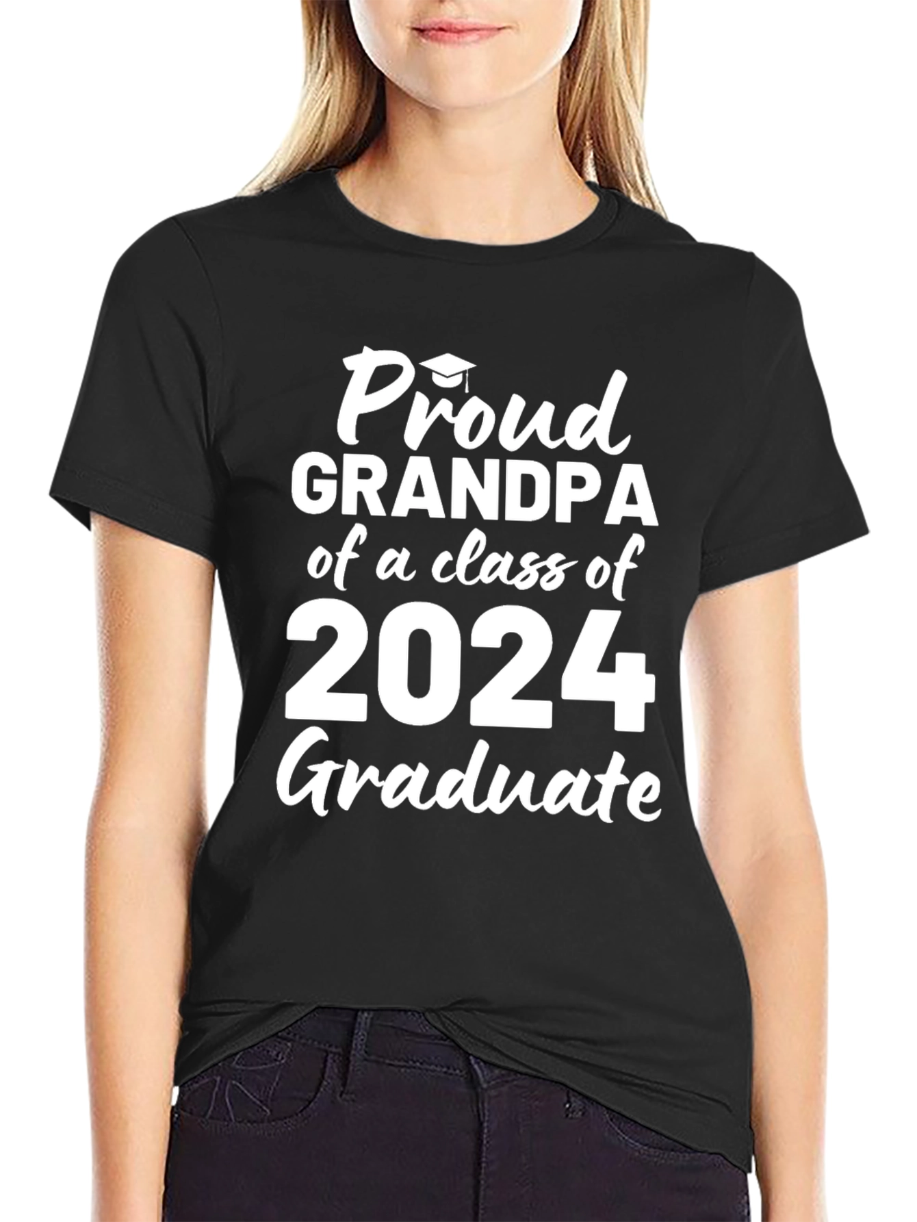 Proud Grandpa Class of 2024 Graduate T-Shirt