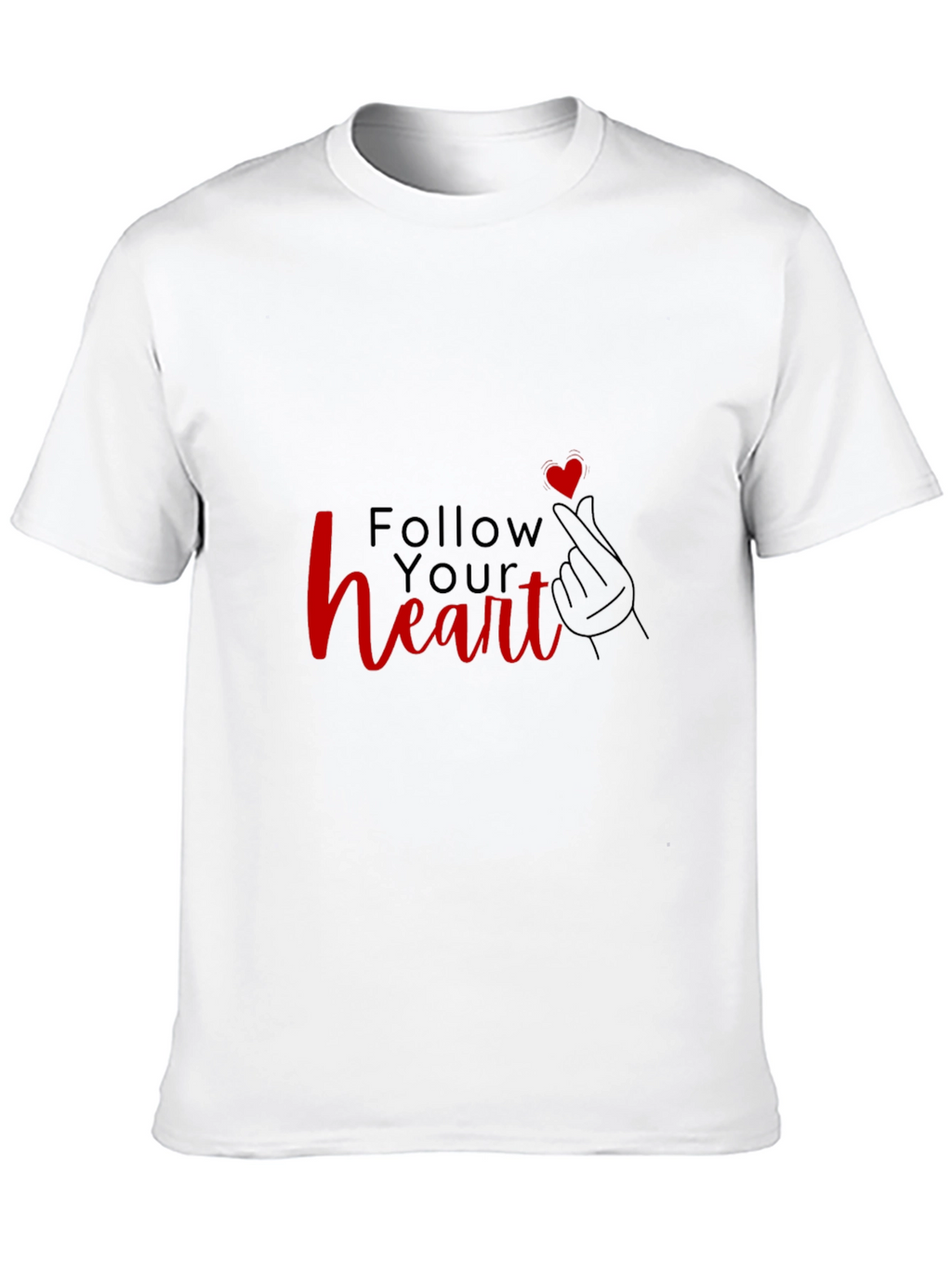 Follow Your Heart T-Shirt - Stylish Graphic Tee
